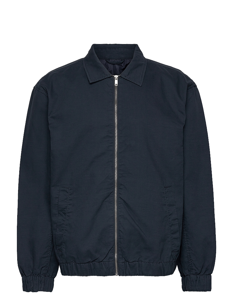 Lindbergh - Zip Through Overshirt - höstjackor - navy - 1