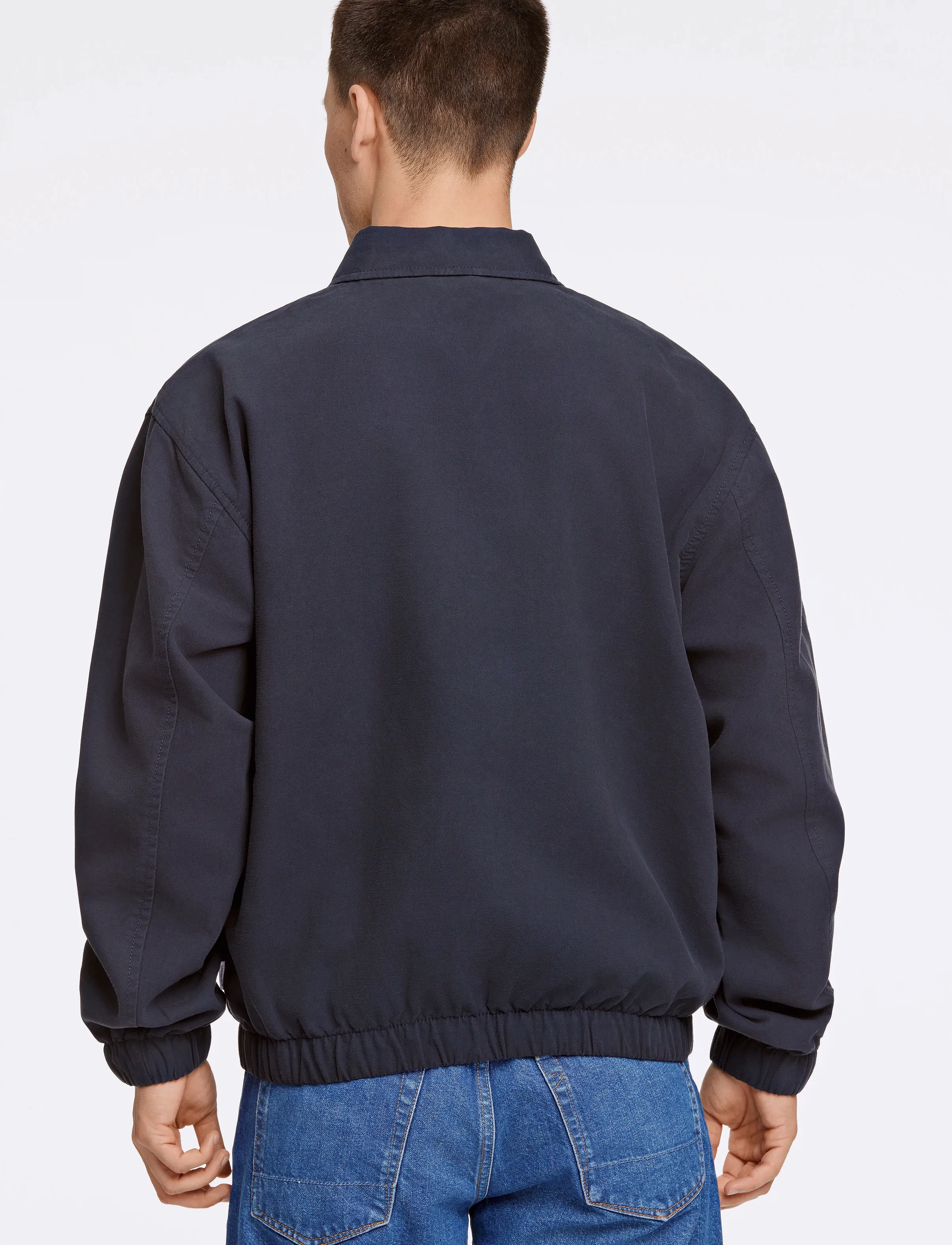 Lindbergh - Zip Through Overshirt - vårjackor - navy - 3