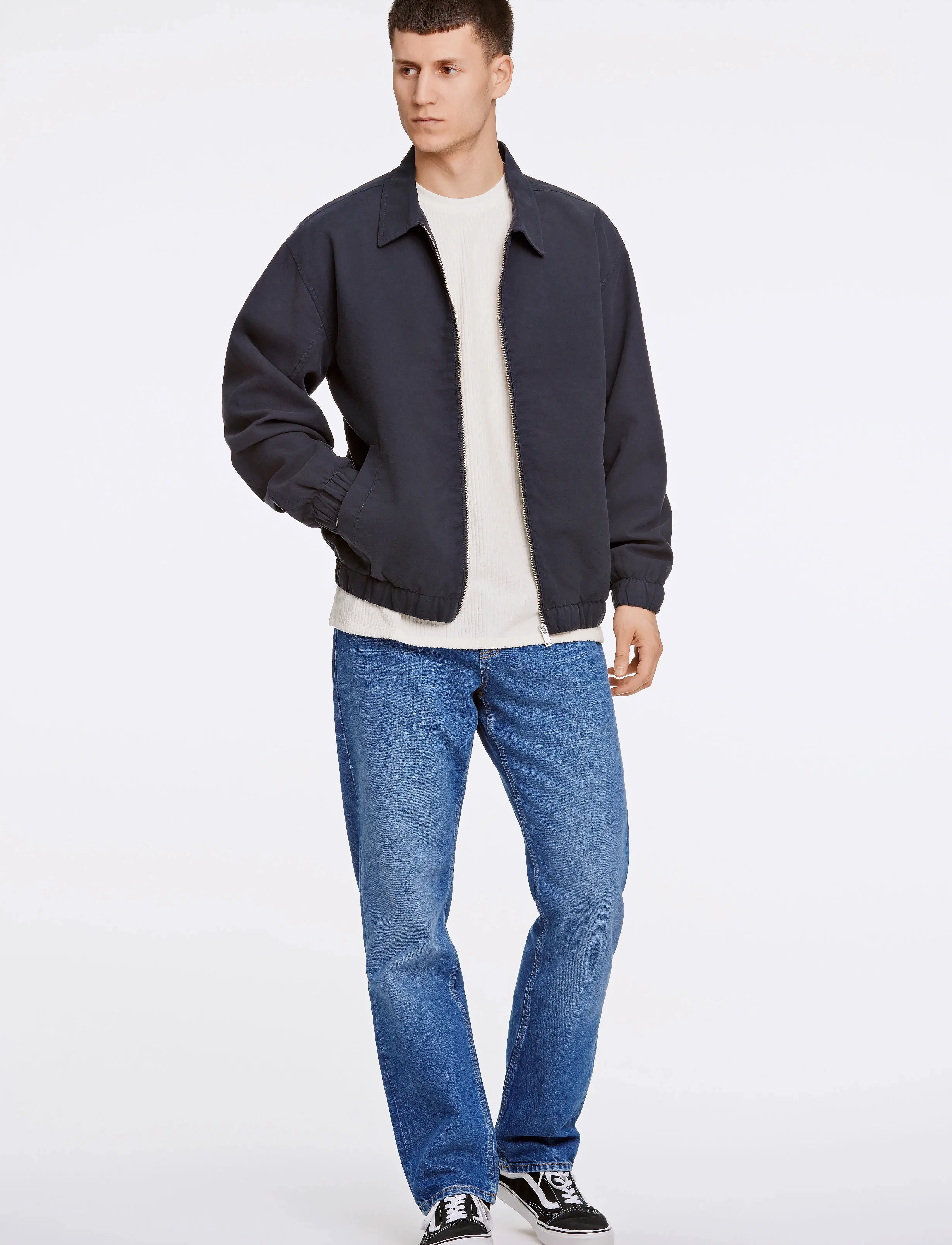 Lindbergh - Zip Through Overshirt - vårjackor - navy - 4