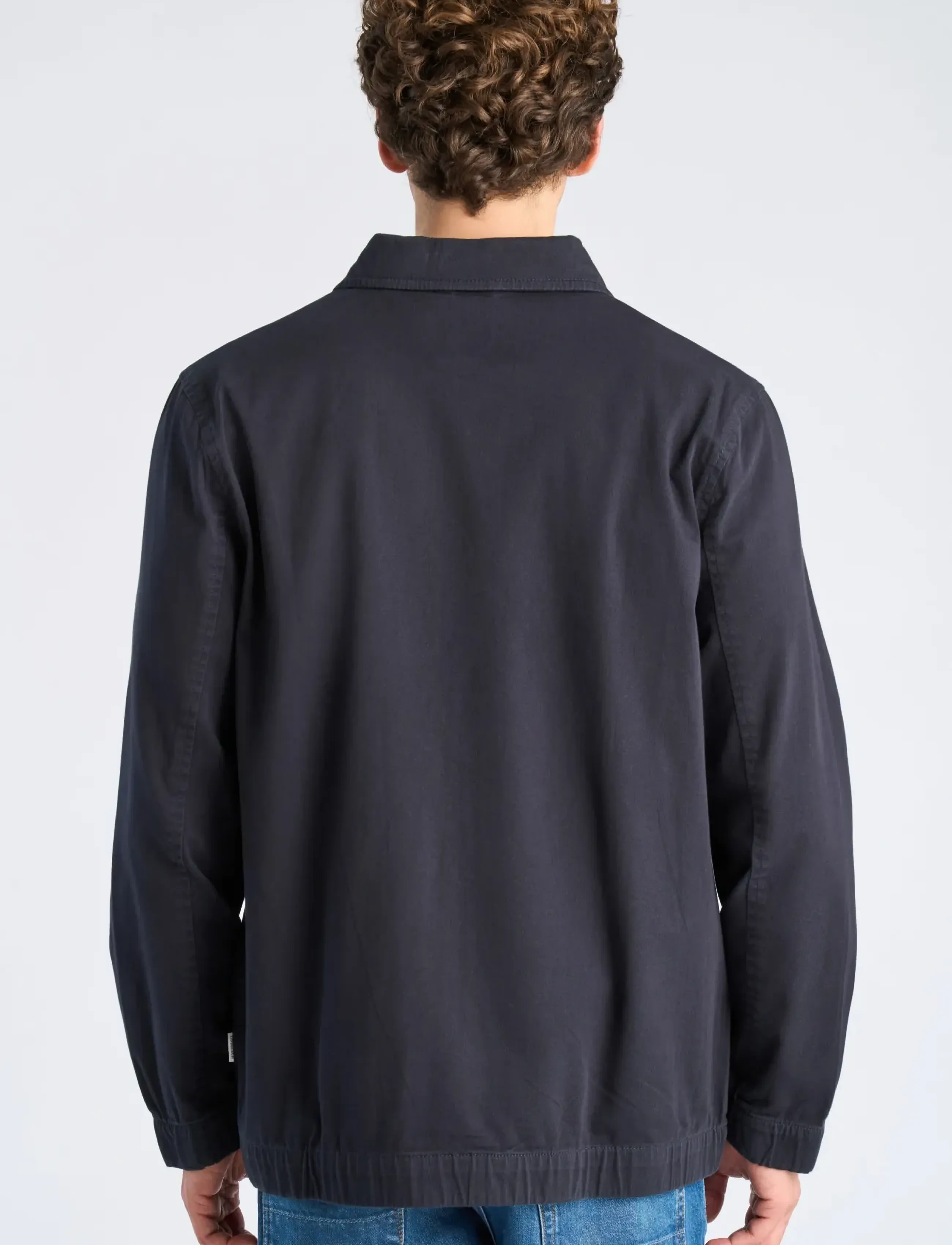 Lindbergh - Overshirt w?. zip - män - navy - 5