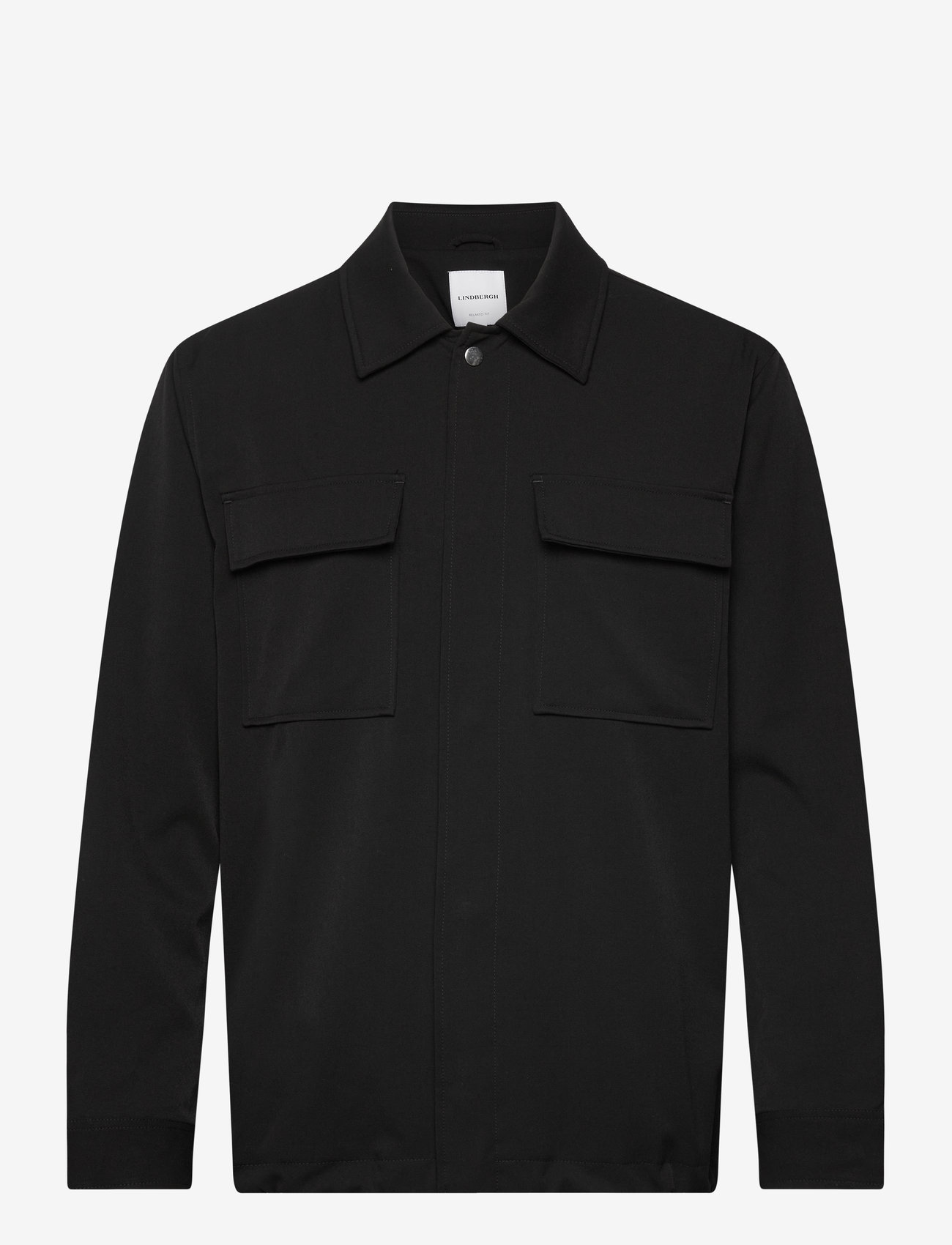 Lindbergh - Pocket overshirt - kollektioner - black - 0