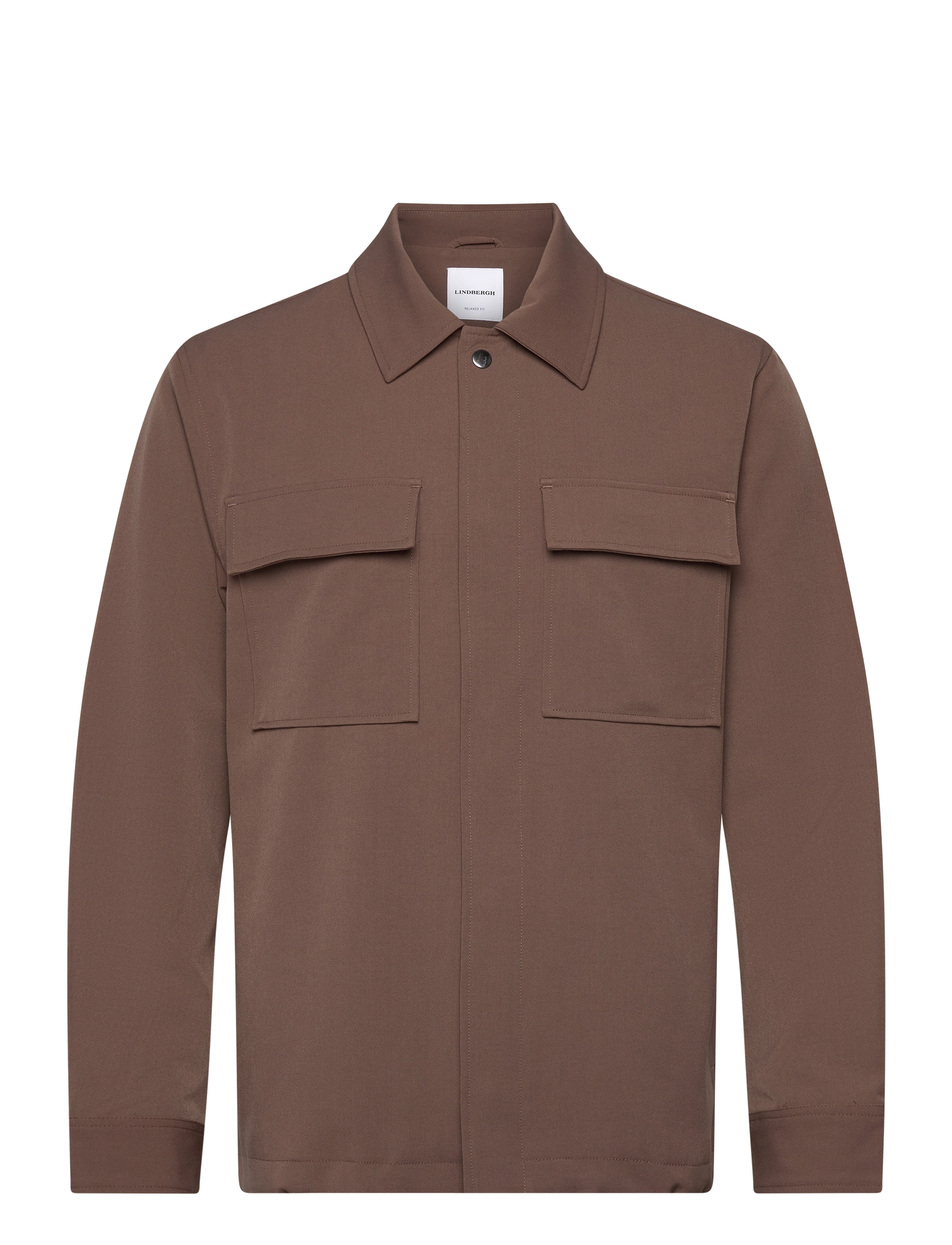 LINDBERGH Pocket Overshirt Braun - M - Herren