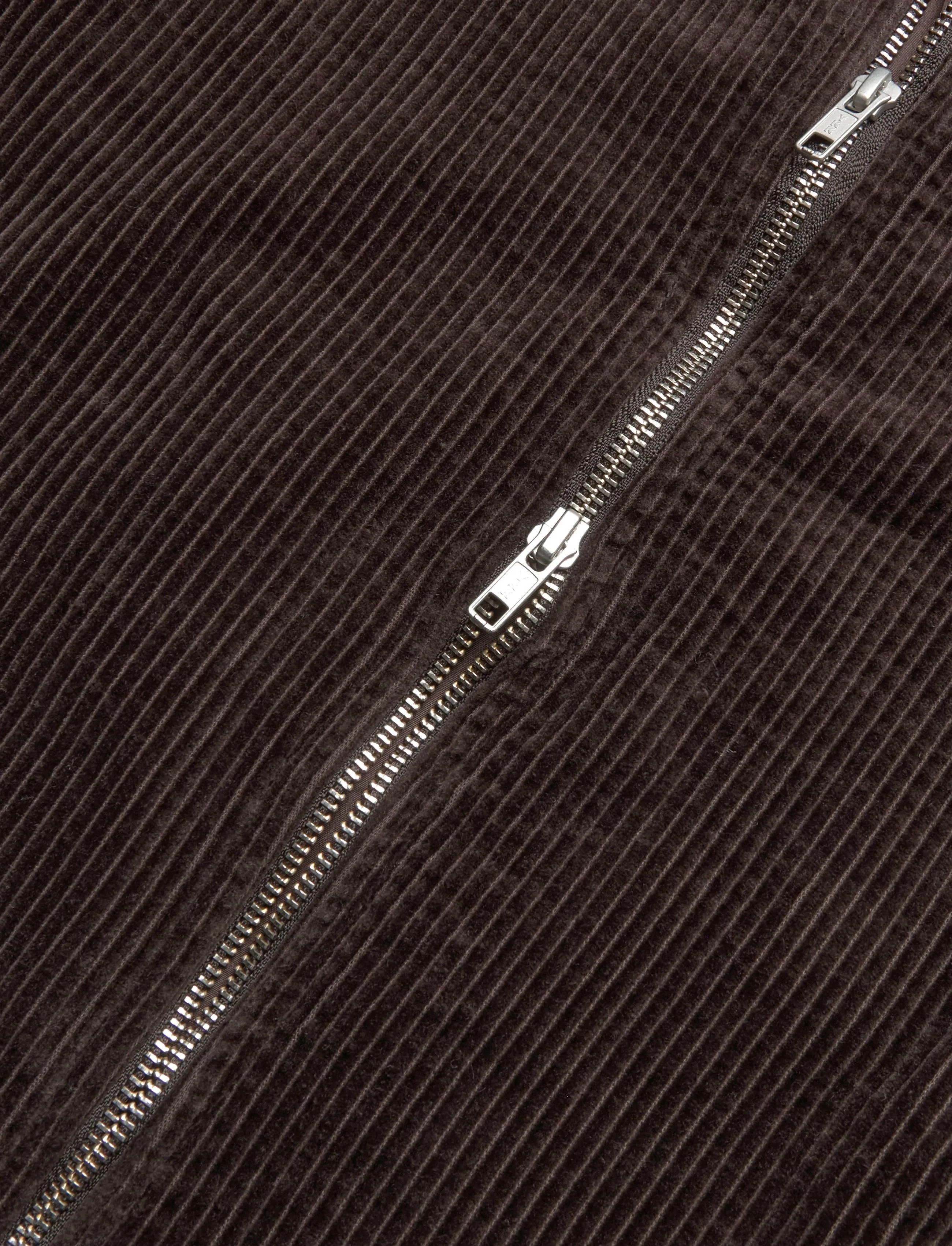 Lindbergh - Seersucker corduroy zip through jacket - herbstjacken - dk brown - 3