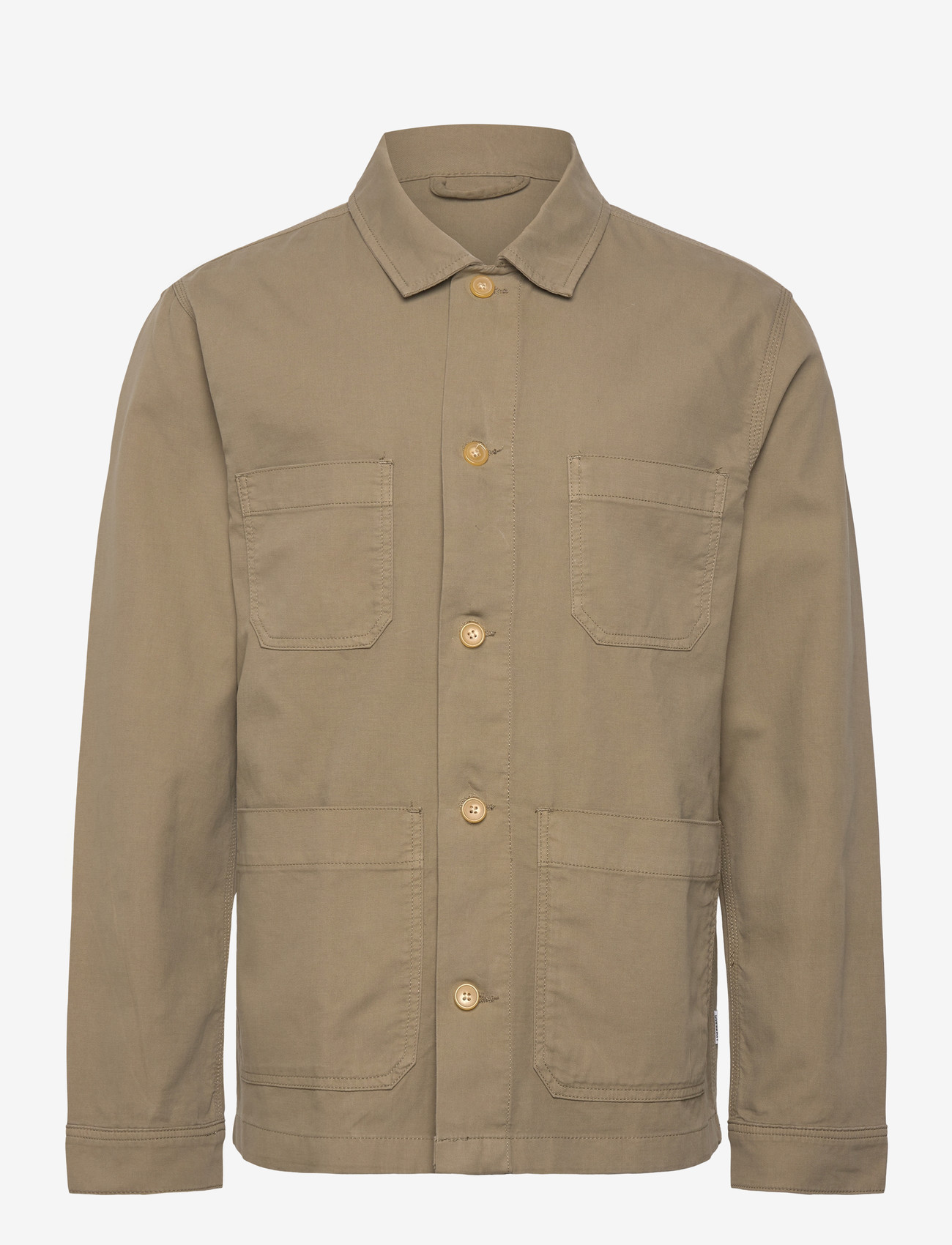 Lindbergh - Embroidered overshirt - vårjackor - army - 0