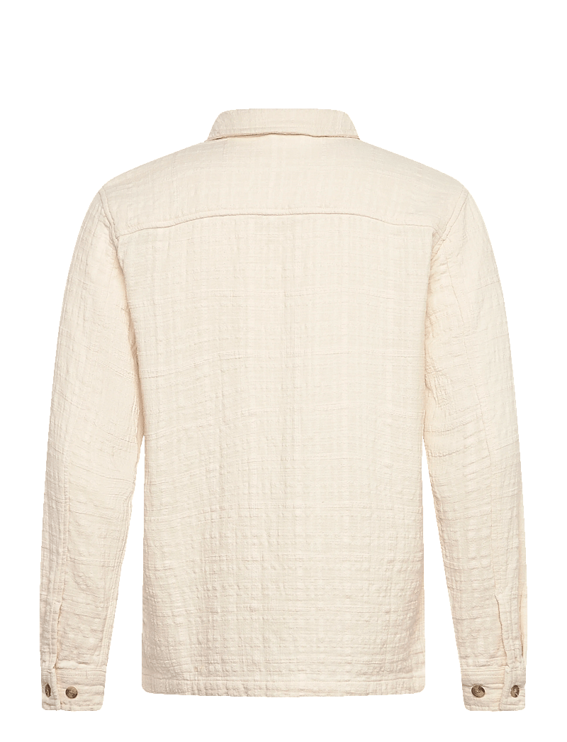 Lindbergh - Jacquard overshirt - spring jackets - off white - 2