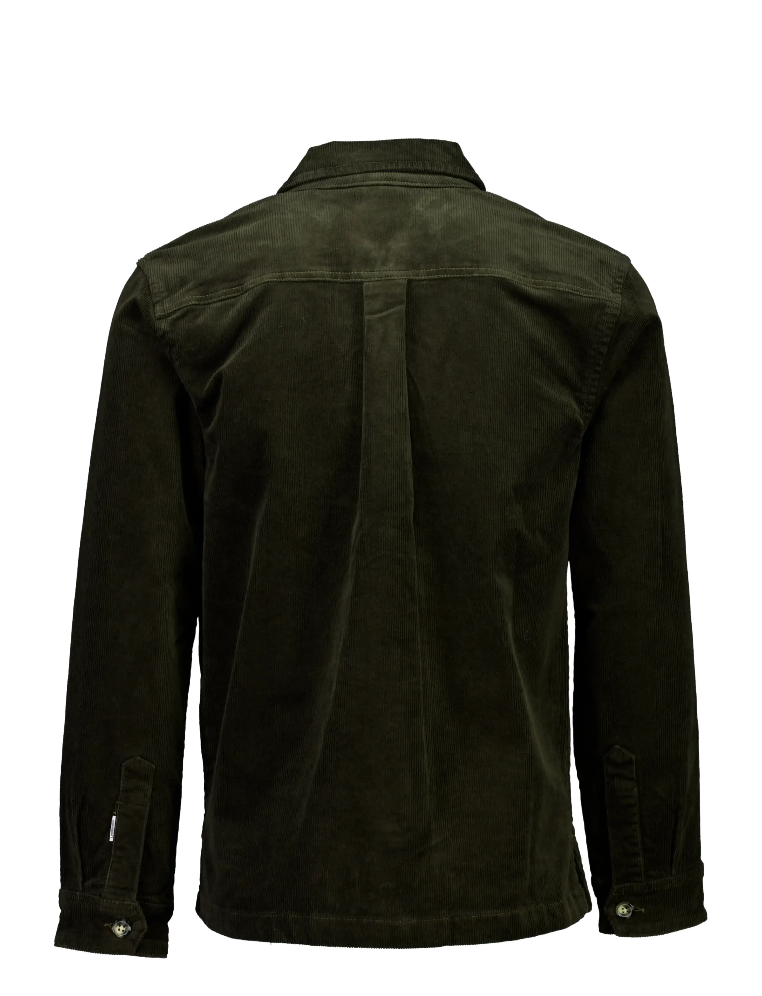 Lindbergh - Superflex corduroy overshirt - corduroy shirts - army - 2