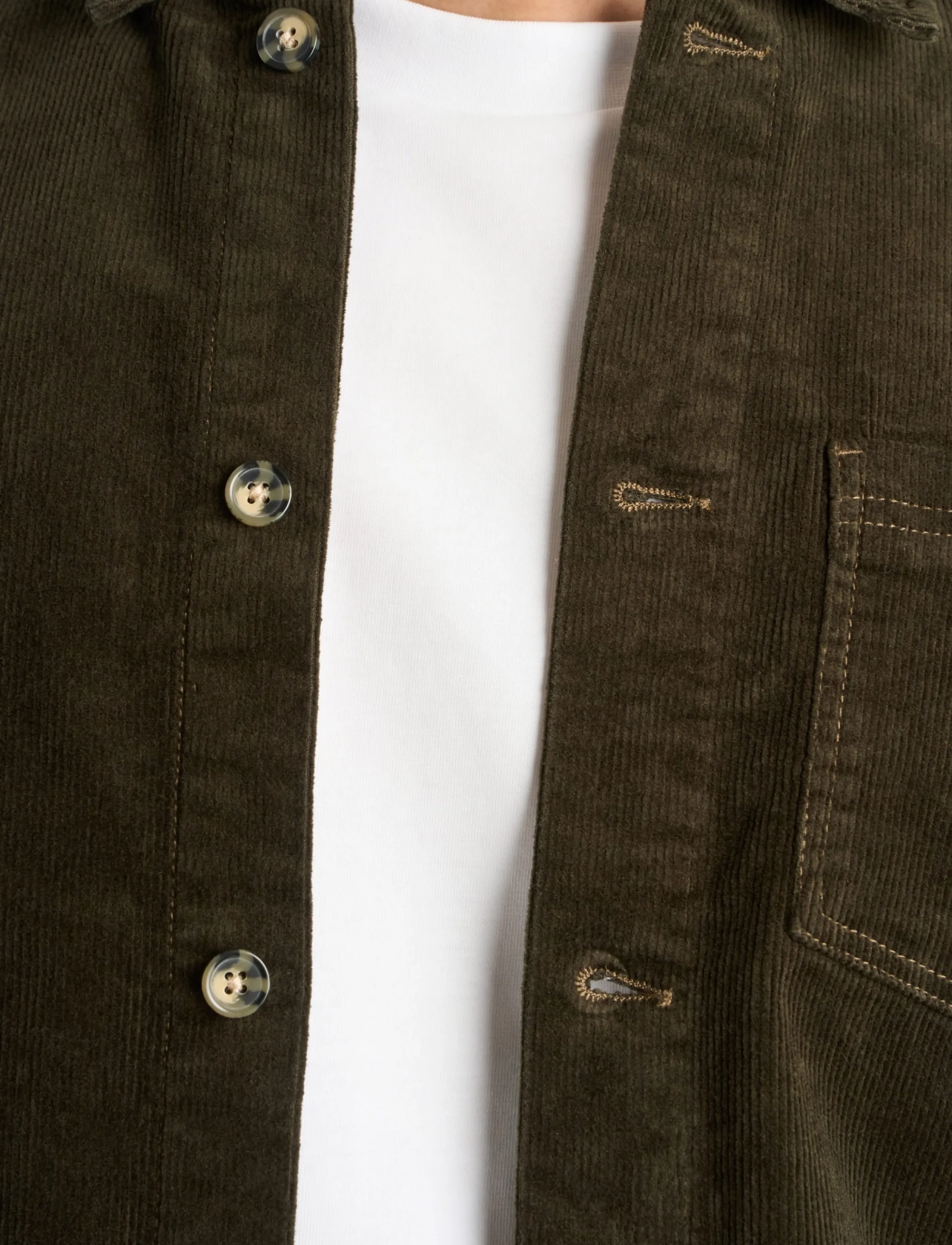 Lindbergh Superflex Corduroy Overshirt overshirts herr – bild 5