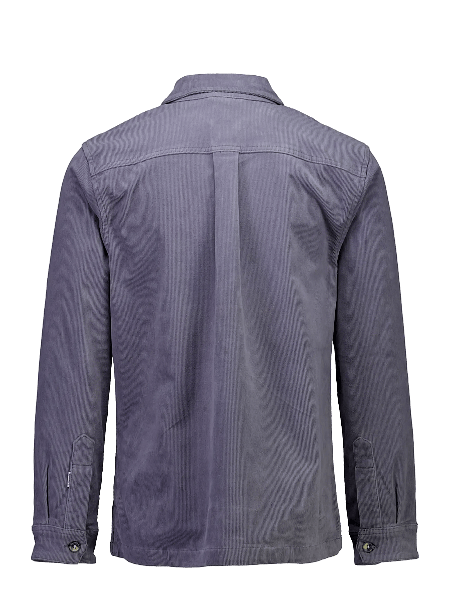 Lindbergh - Superflex corduroy overshirt - corduroy shirts - blue grey - 1