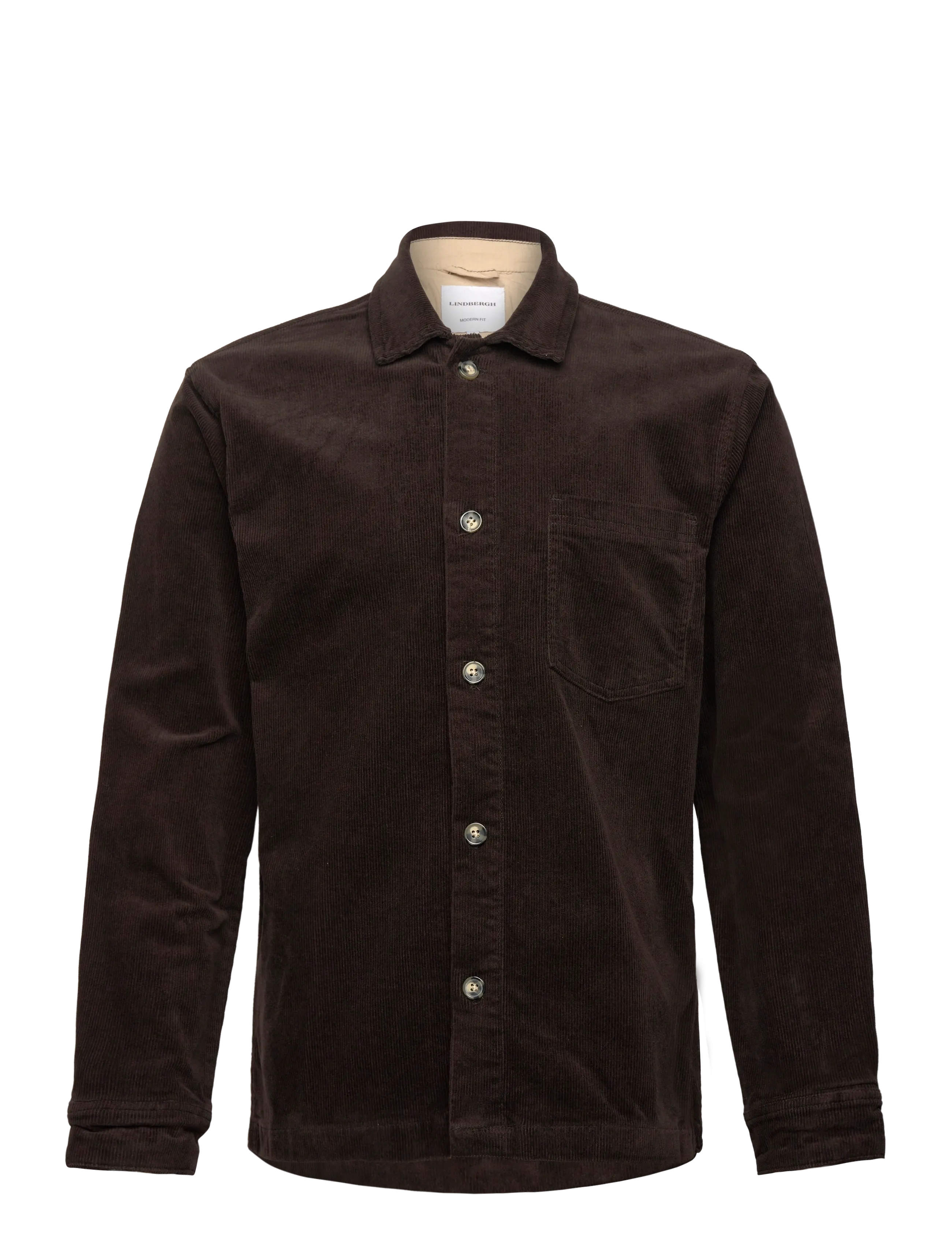 Superflex corduroy overshirt - DK BROWN