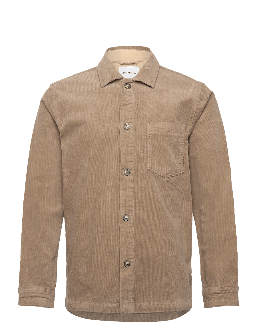 Lindbergh - Superflex corduroy overshirt - Überhemden - lt sand - 1