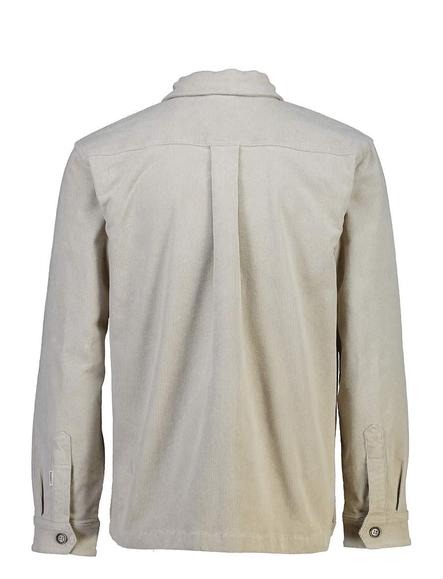 Lindbergh - Superflex corduroy overshirt - corduroy shirts - lt stone - 2