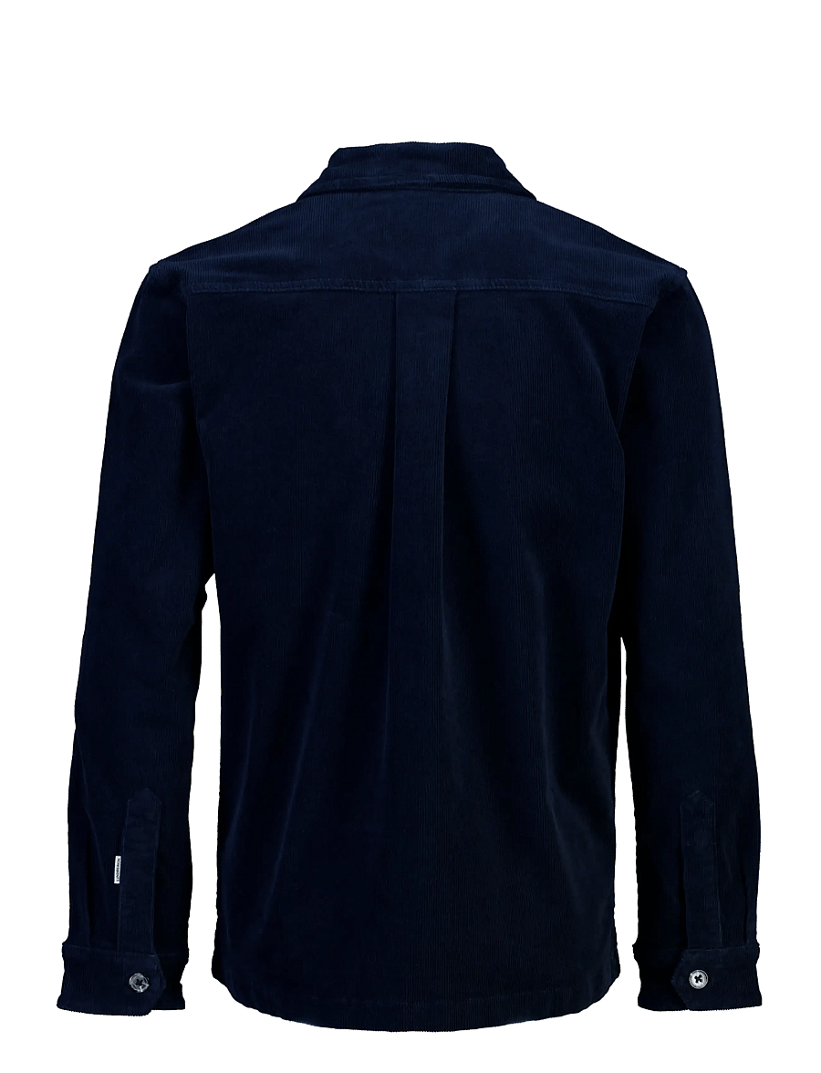Lindbergh - Superflex corduroy overshirt - corduroy shirts - navy - 2