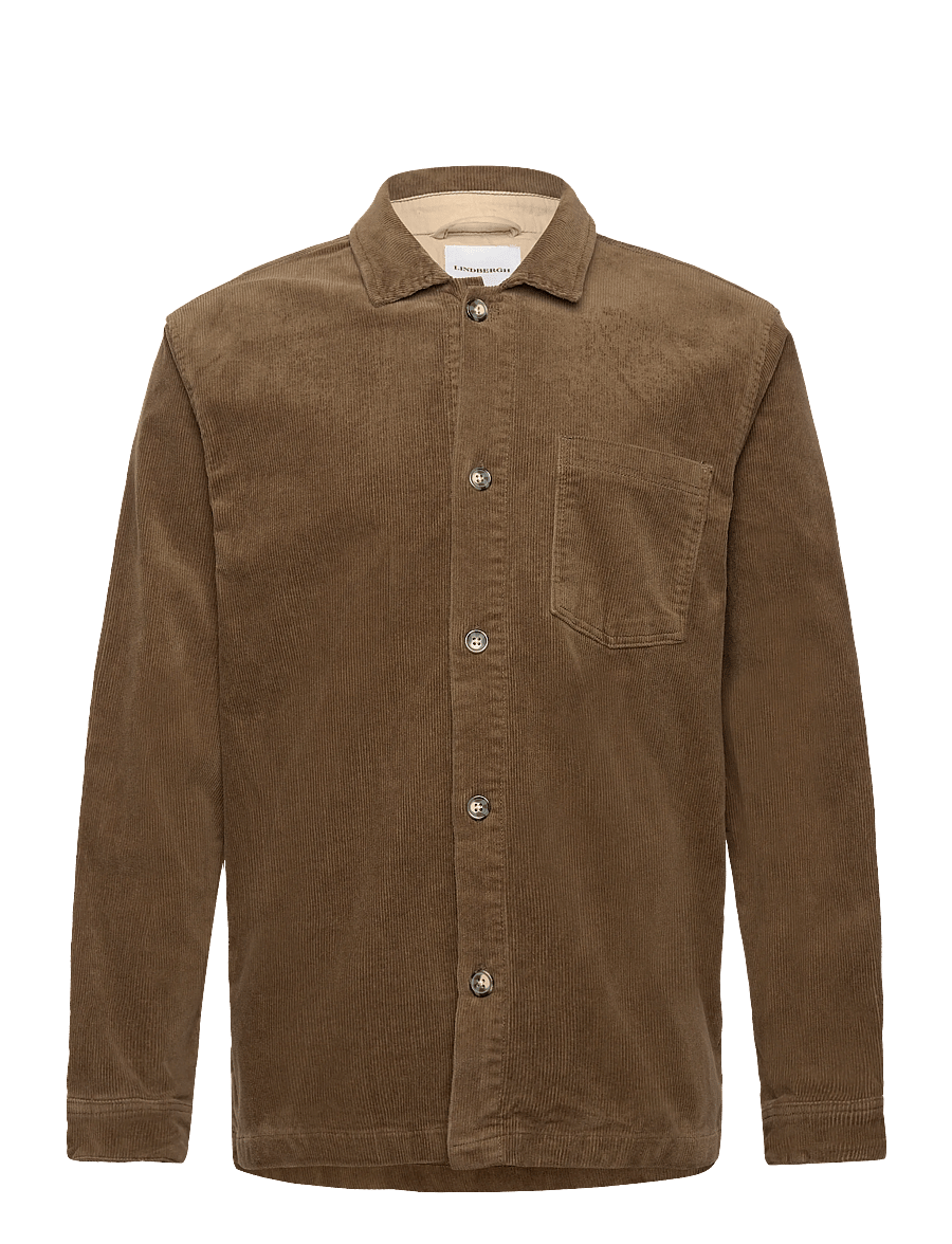 Lindbergh - Superflex corduroy overshirt - sand - 1
