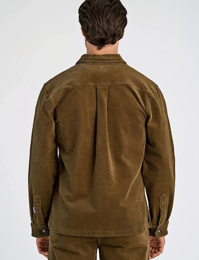Lindbergh - Superflex corduroy overshirt - manchesterskjortor - sand - 4