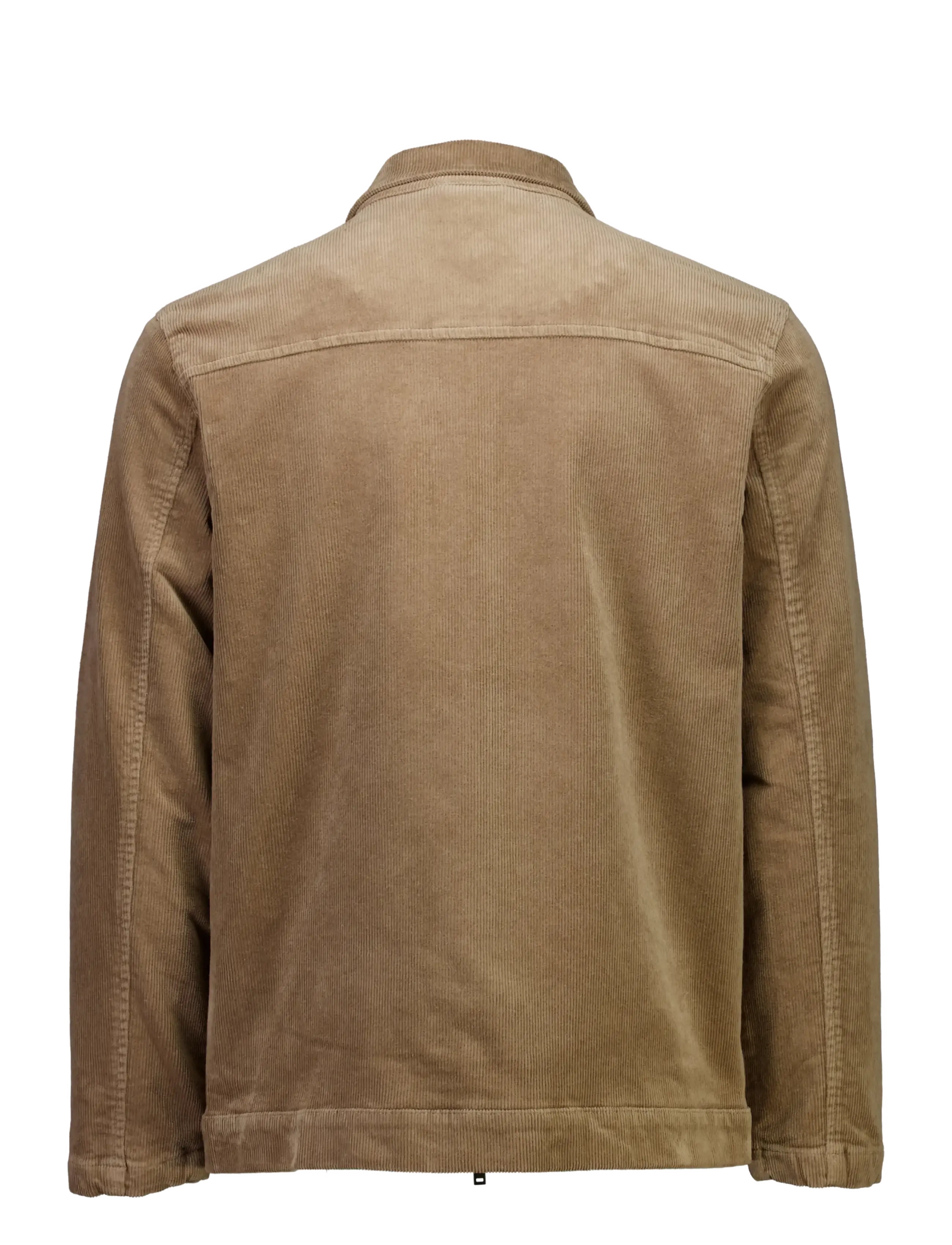 Lindbergh - Superflex corduroy zip-through over - fall jackets - lt sand - 2