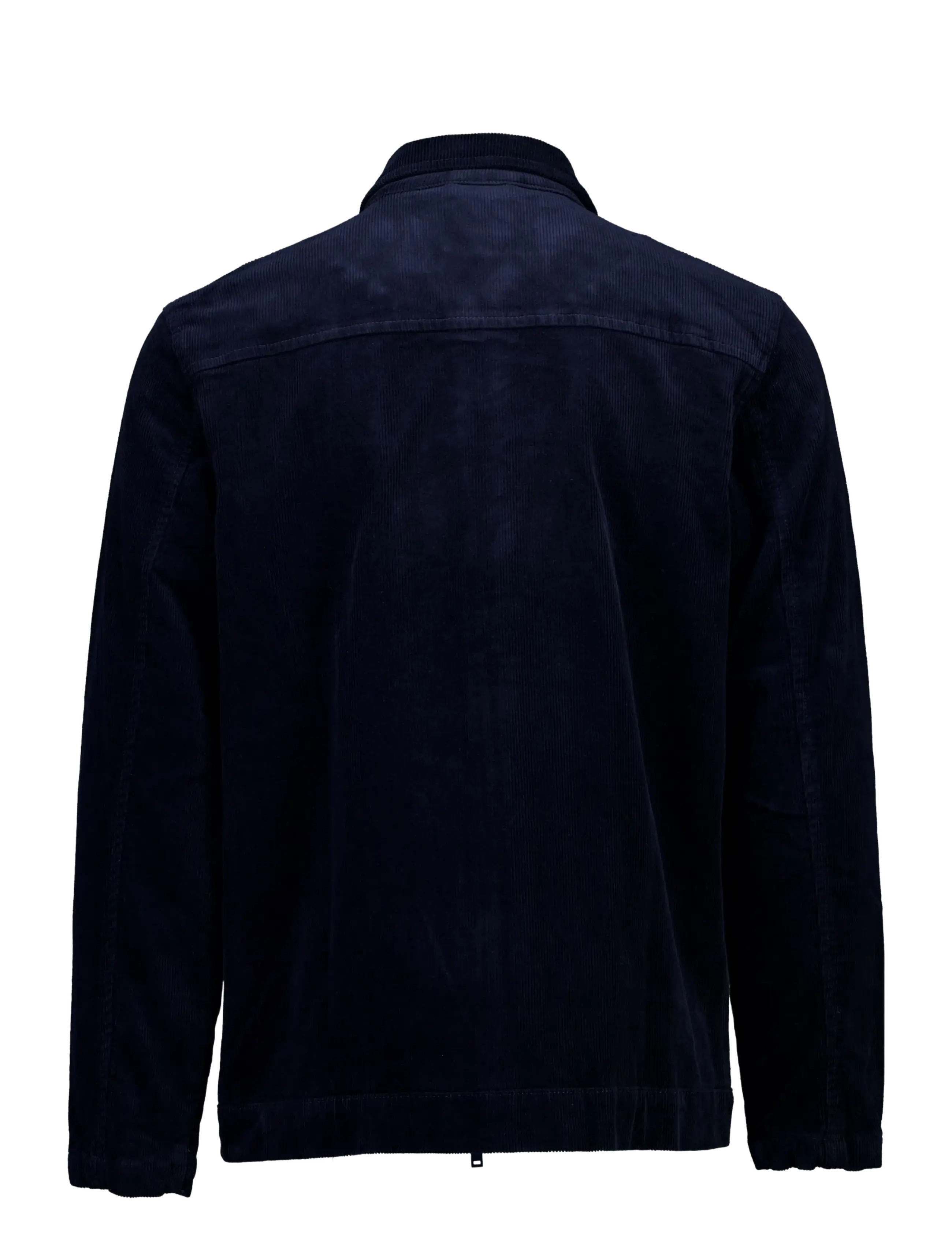 Lindbergh - Superflex corduroy zip-through over - fall jackets - navy - 1