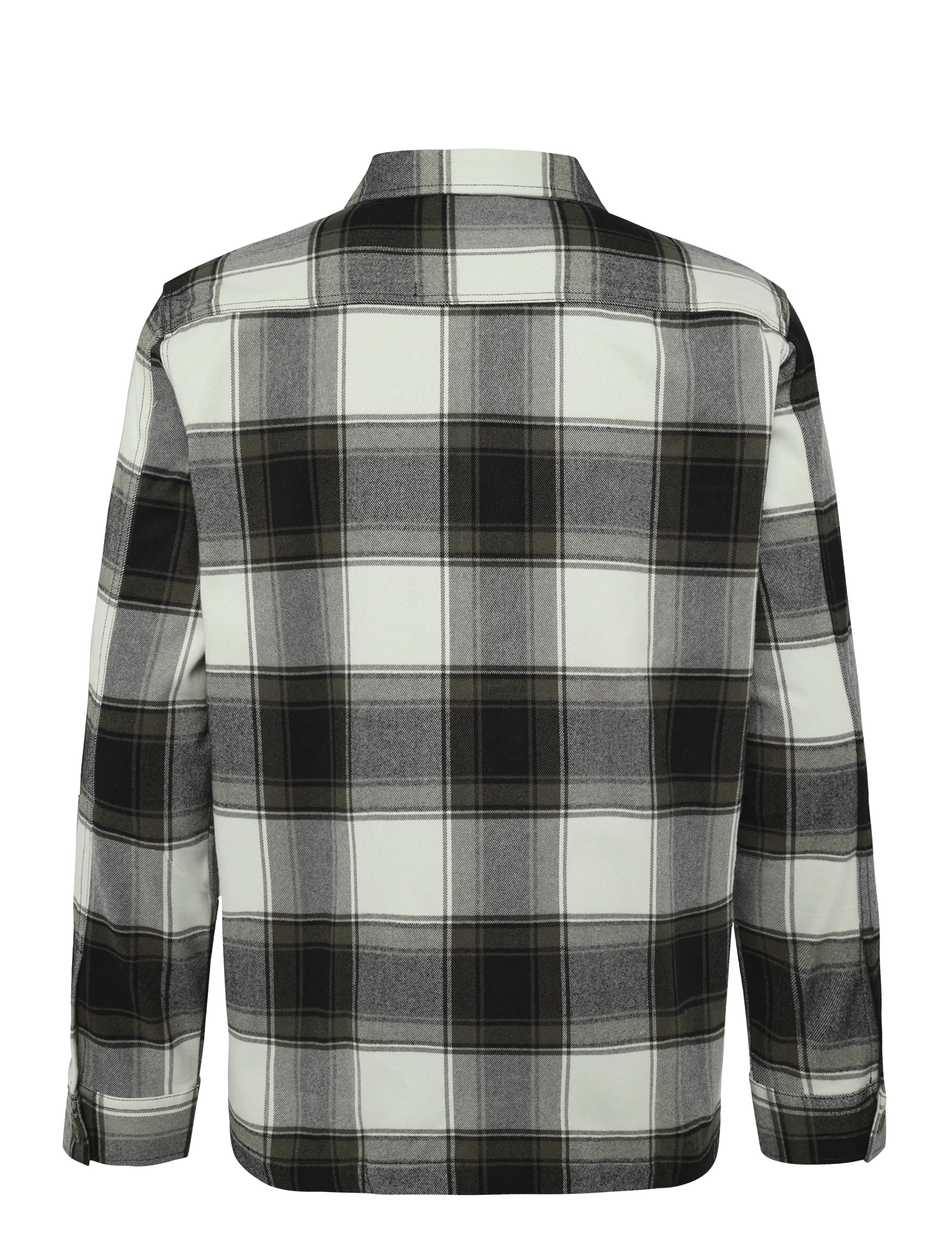 Lindbergh - Brushed structure overshirt - casual shirts - brown - 1