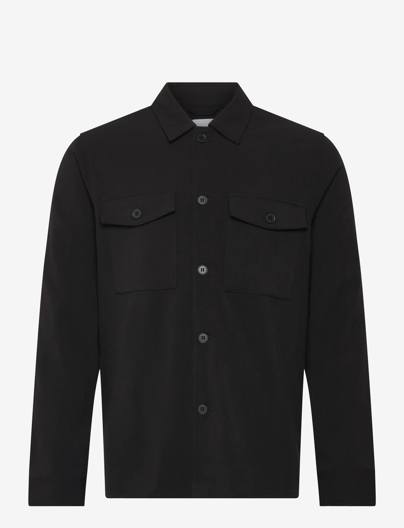 Lindbergh - Superflex overshirt - autumn clothing - black - 0