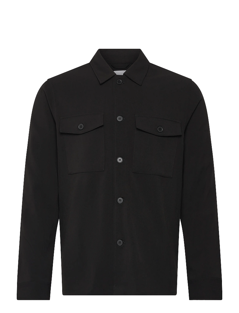 Lindbergh - Superflex overshirt - casual hemden - black - 1