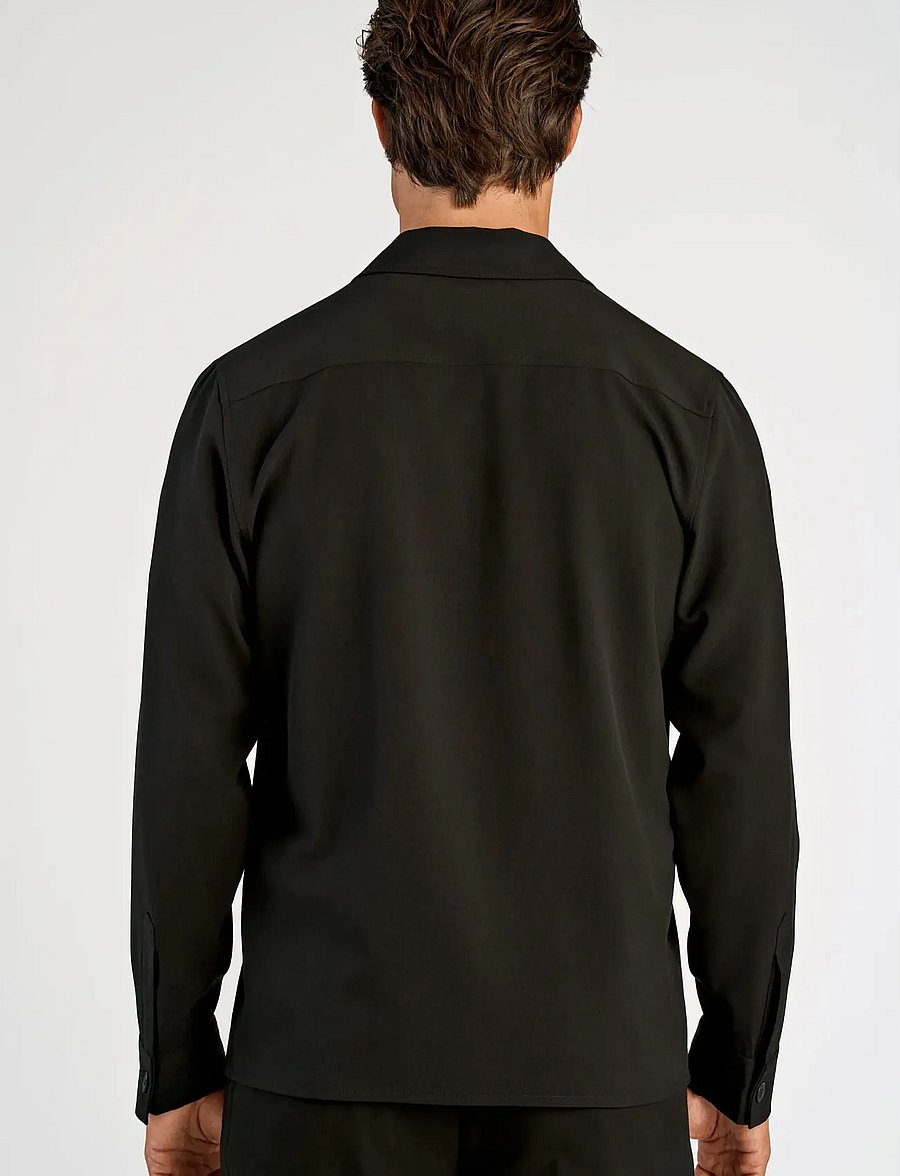 Lindbergh - Superflex overshirt - casual hemden - black - 4