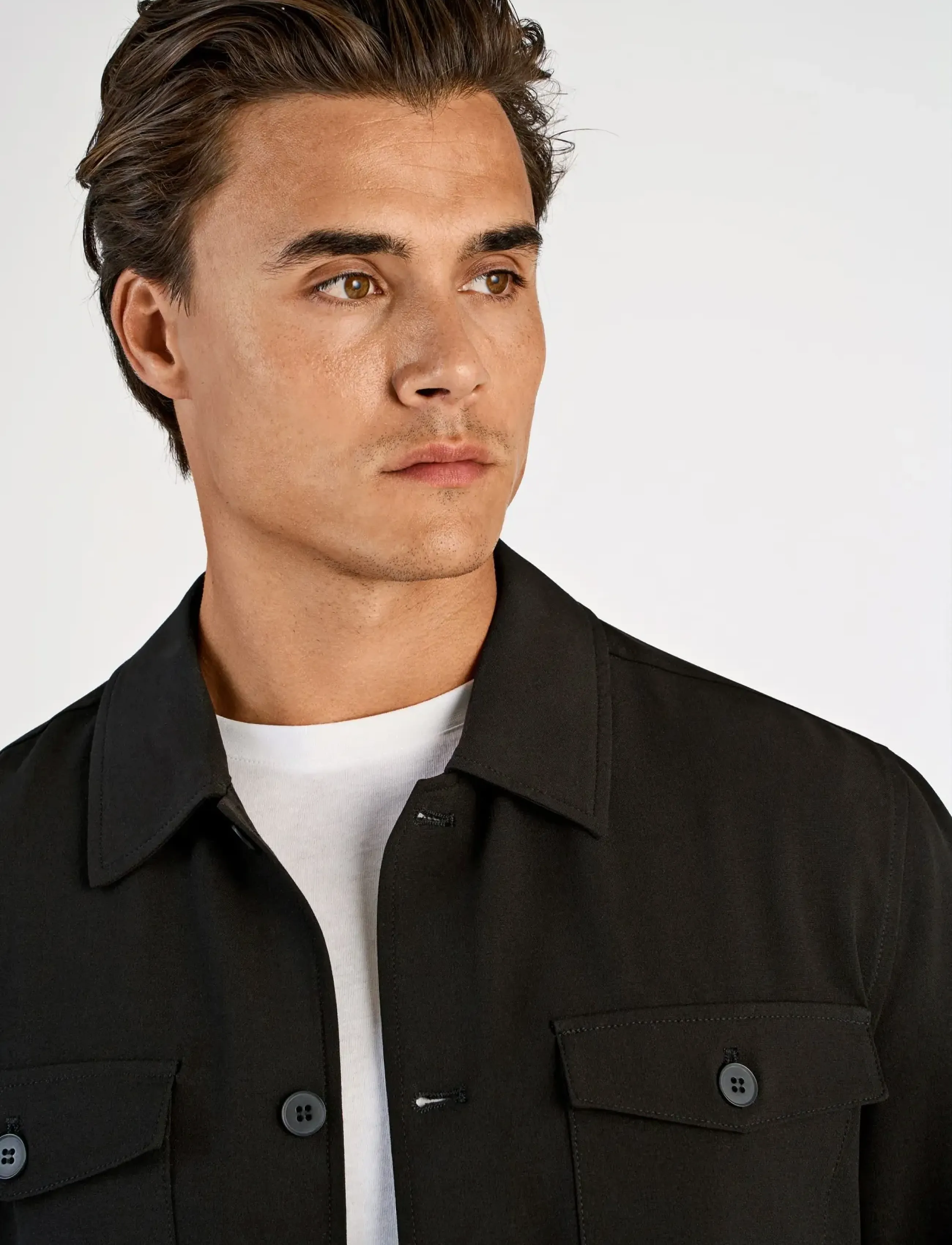 Lindbergh - Superflex overshirt - syntymäpäivälahjat - black - 5