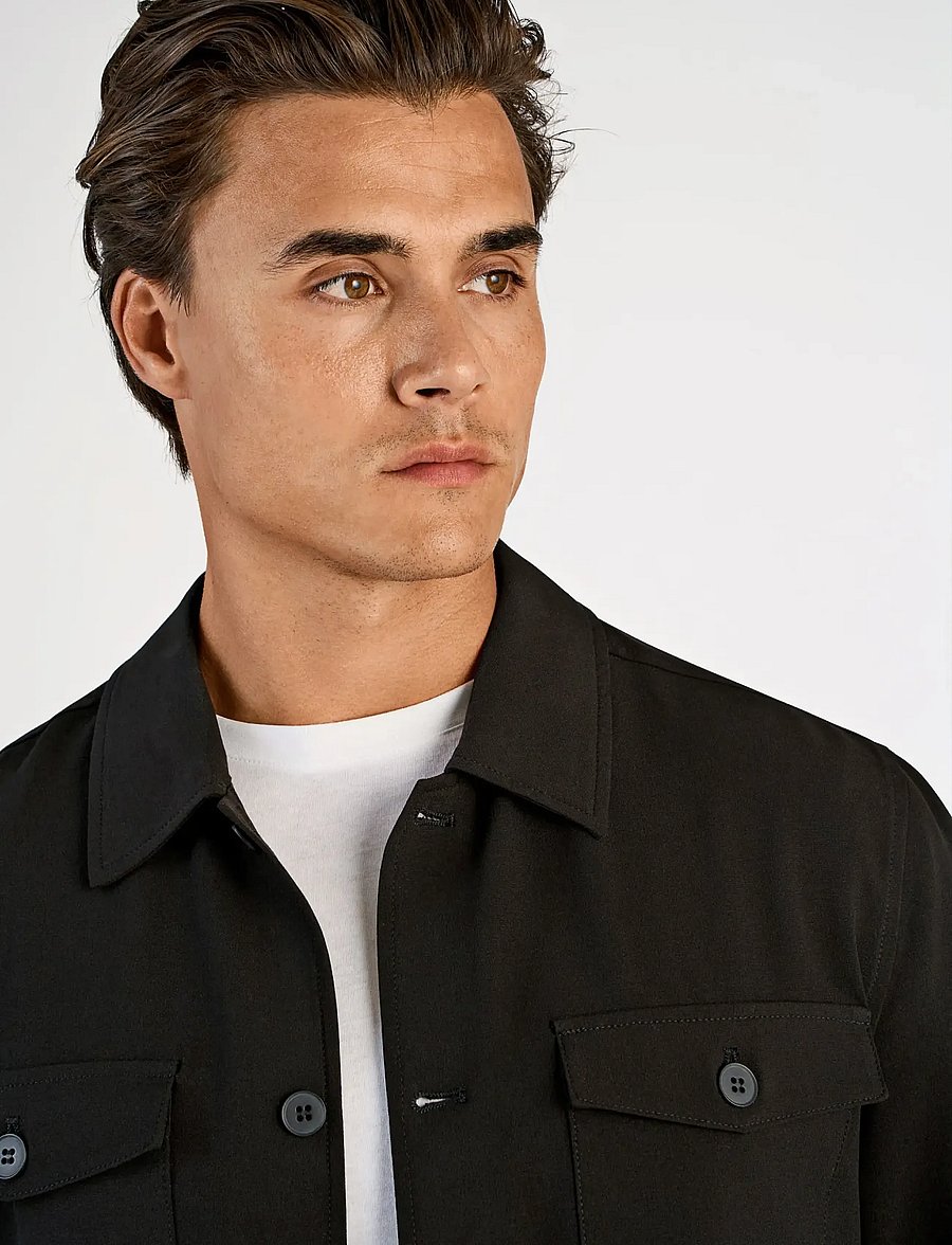 Lindbergh - Superflex overshirt - casual hemden - black - 5