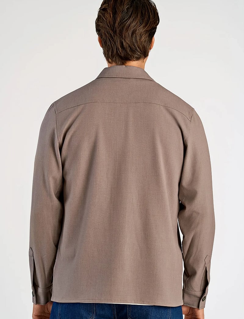 Lindbergh - Superflex overshirt - casual hemden - deep sand mel - 4