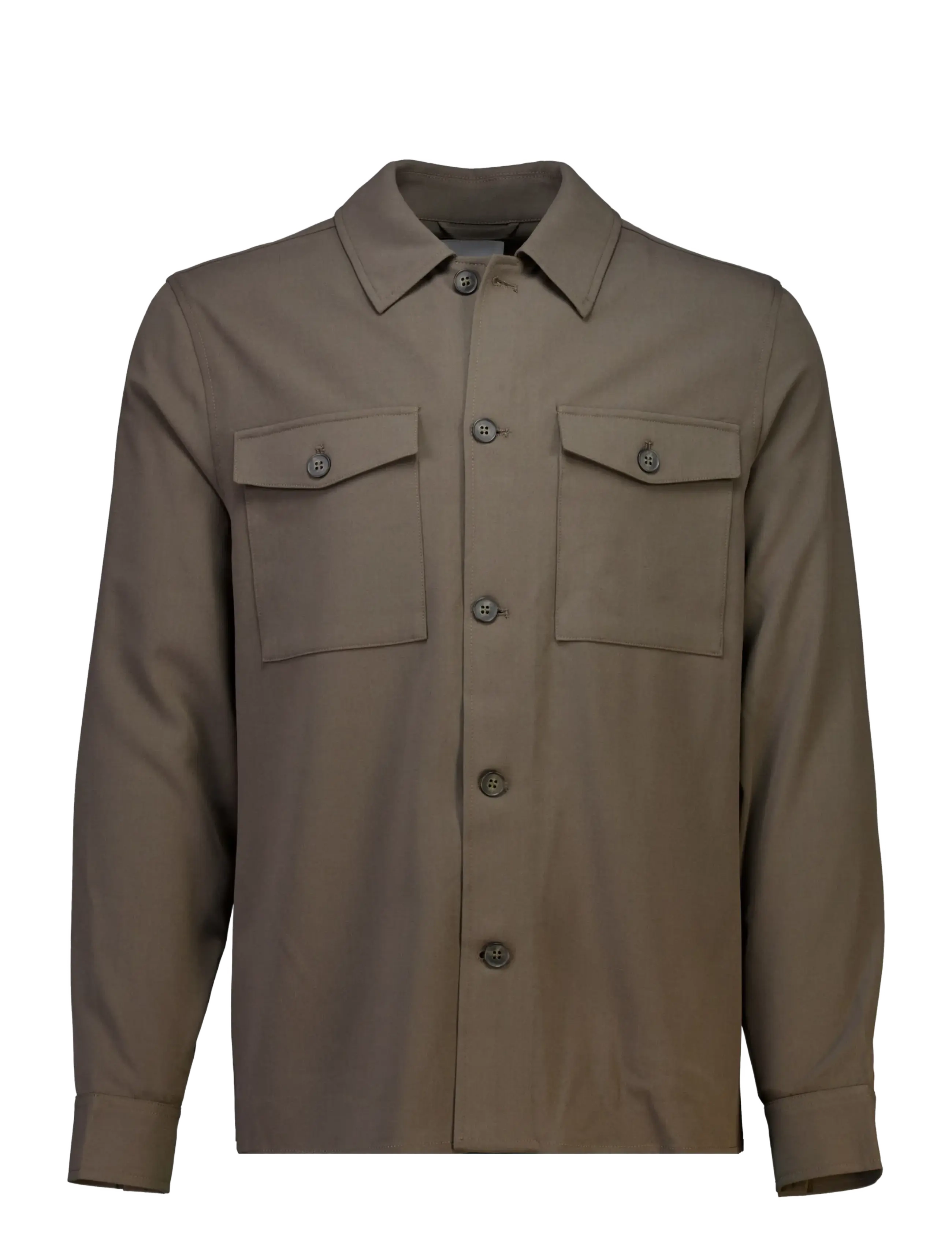 Lindbergh - Superflex overshirt - vabaajasärgid - dk army - 1
