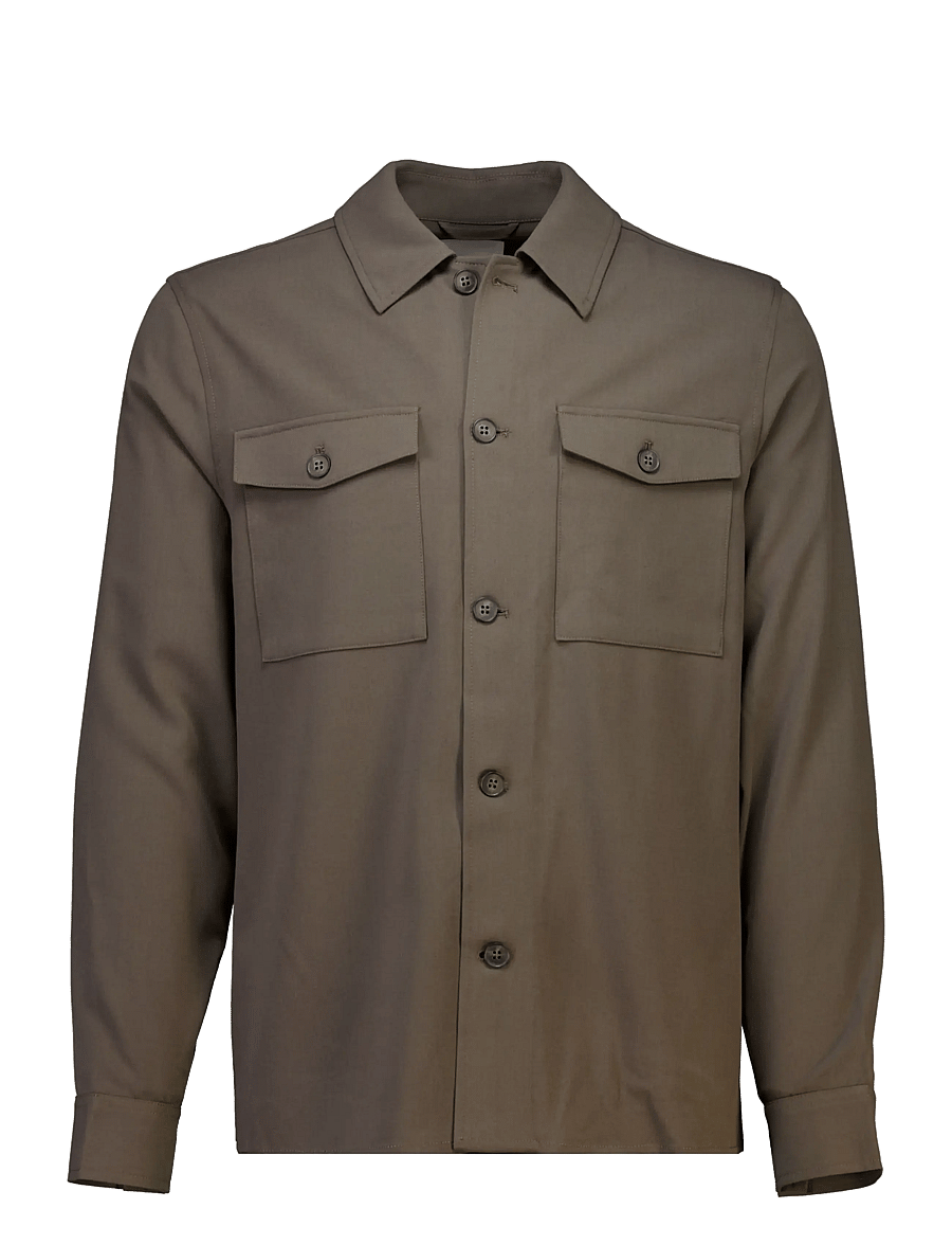 Lindbergh - Superflex overshirt - Überhemden - dk army - 1