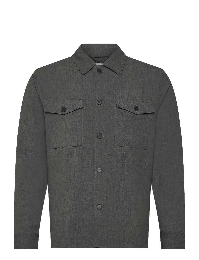 Lindbergh - Superflex overshirt - casual hemden - grey mix - 1