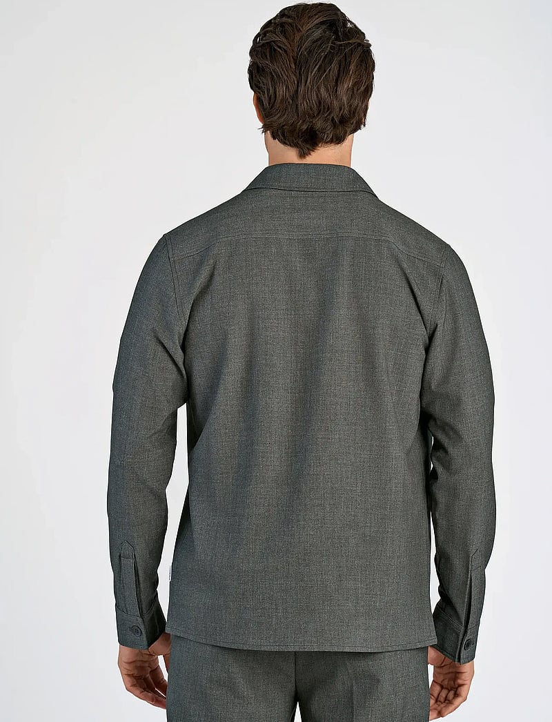 Lindbergh - Superflex overshirt - casual hemden - grey mix - 4