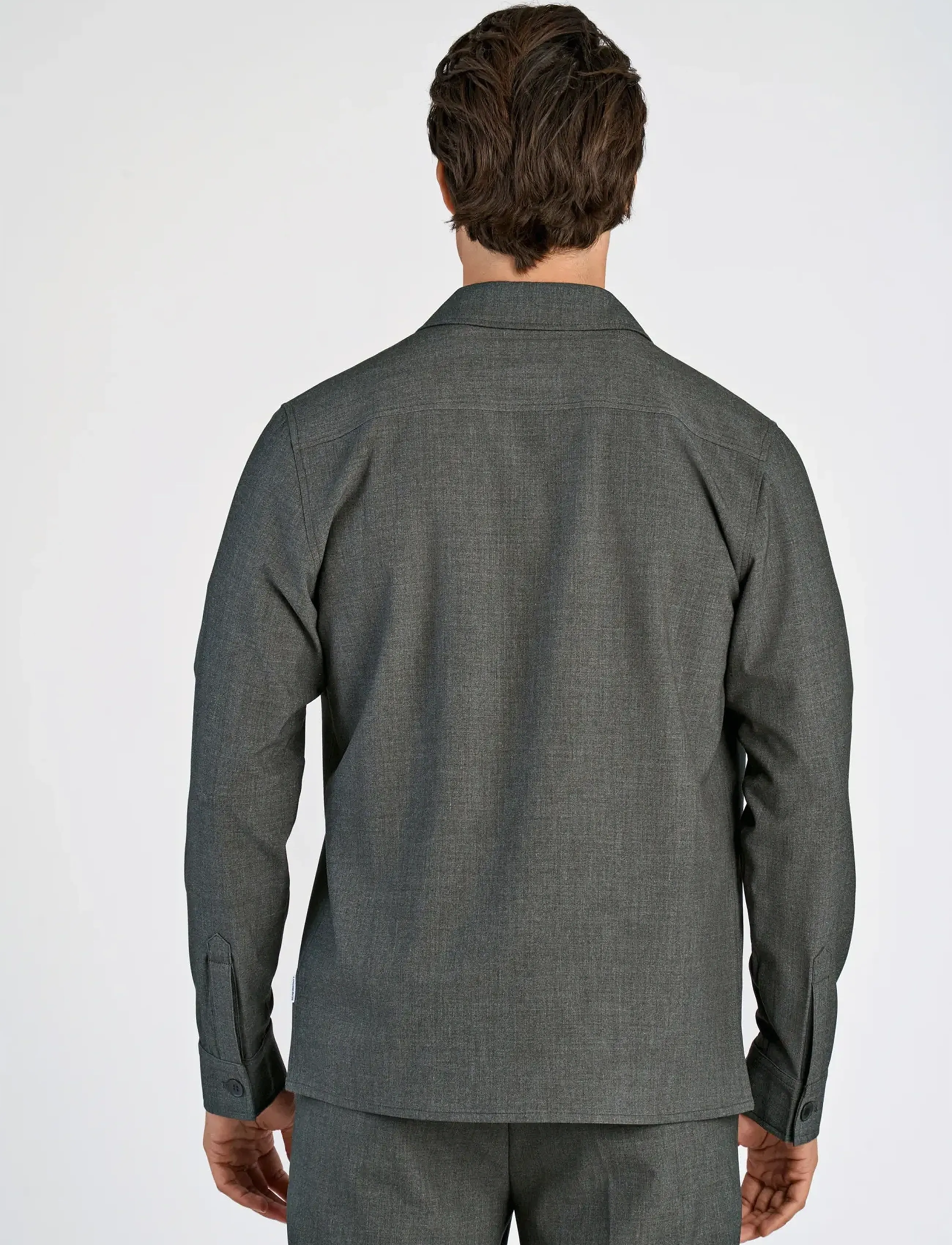 Lindbergh - Superflex overshirt - syntymäpäivälahjat - grey mix - 4