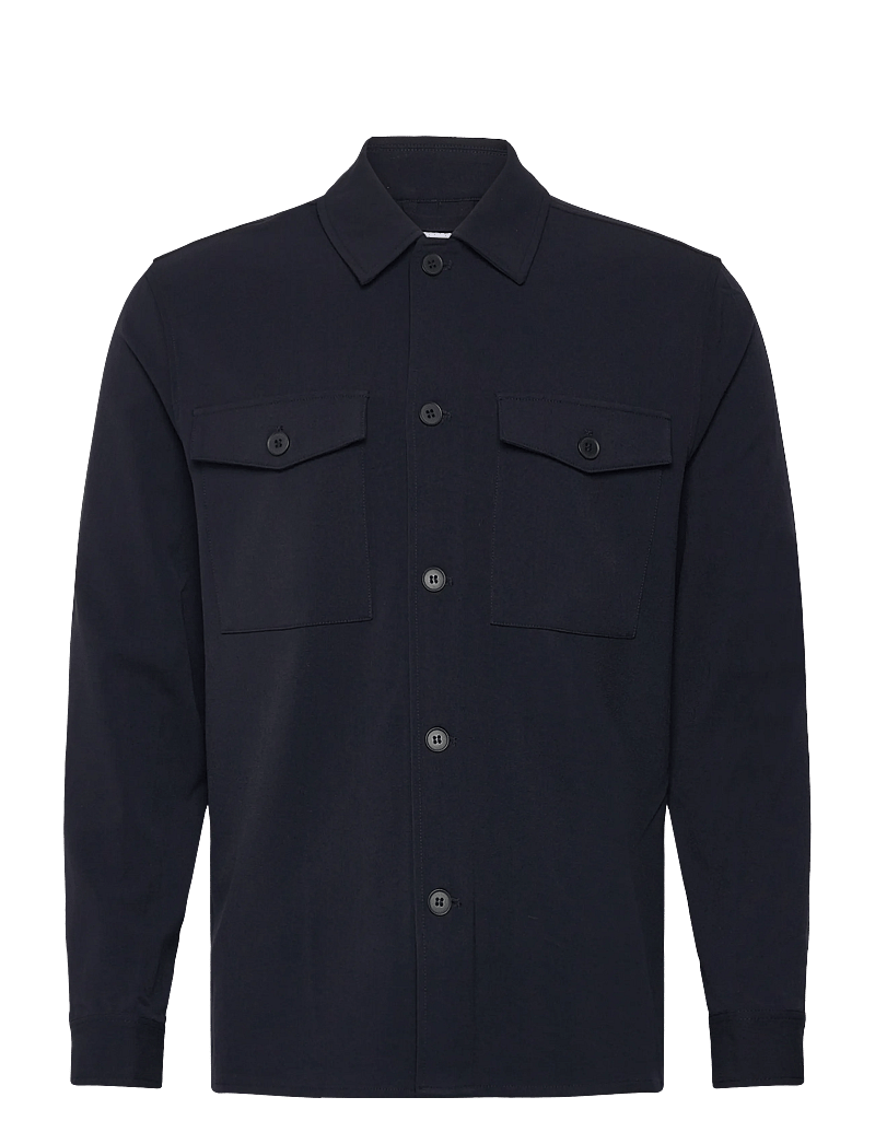 Lindbergh - Superflex overshirt - casual hemden - navy - 1