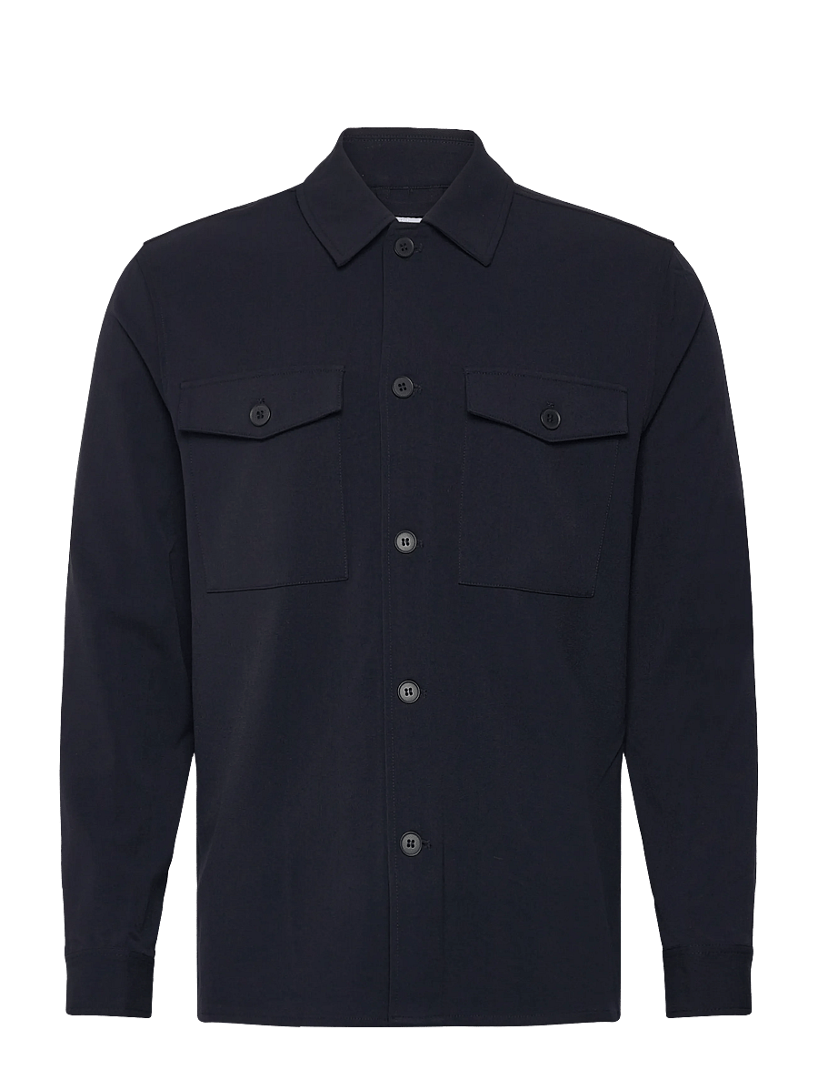 Lindbergh - Relaxed formal overshirt - Überhemden - navy - 1
