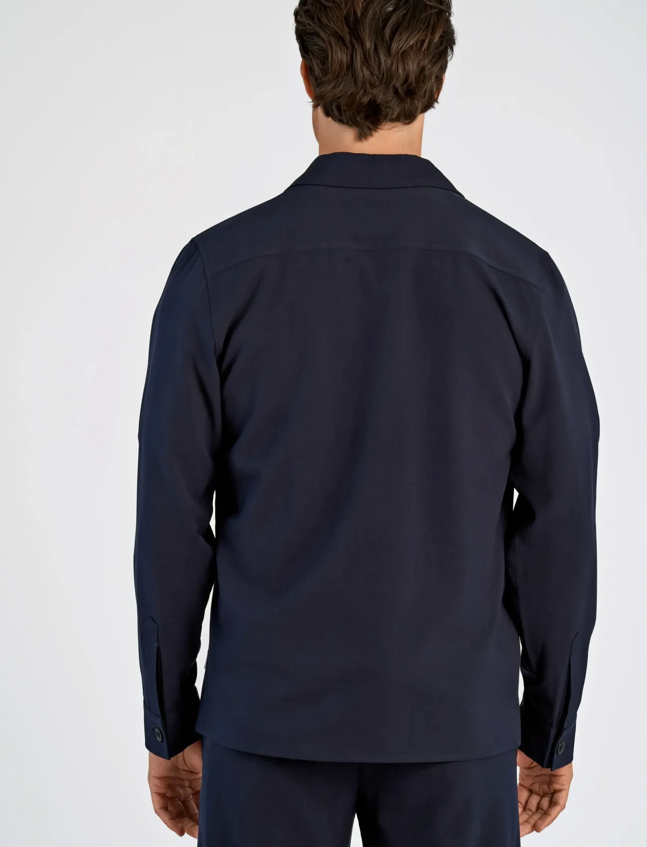 Lindbergh - Superflex overshirt - skjortejakker - navy - 4