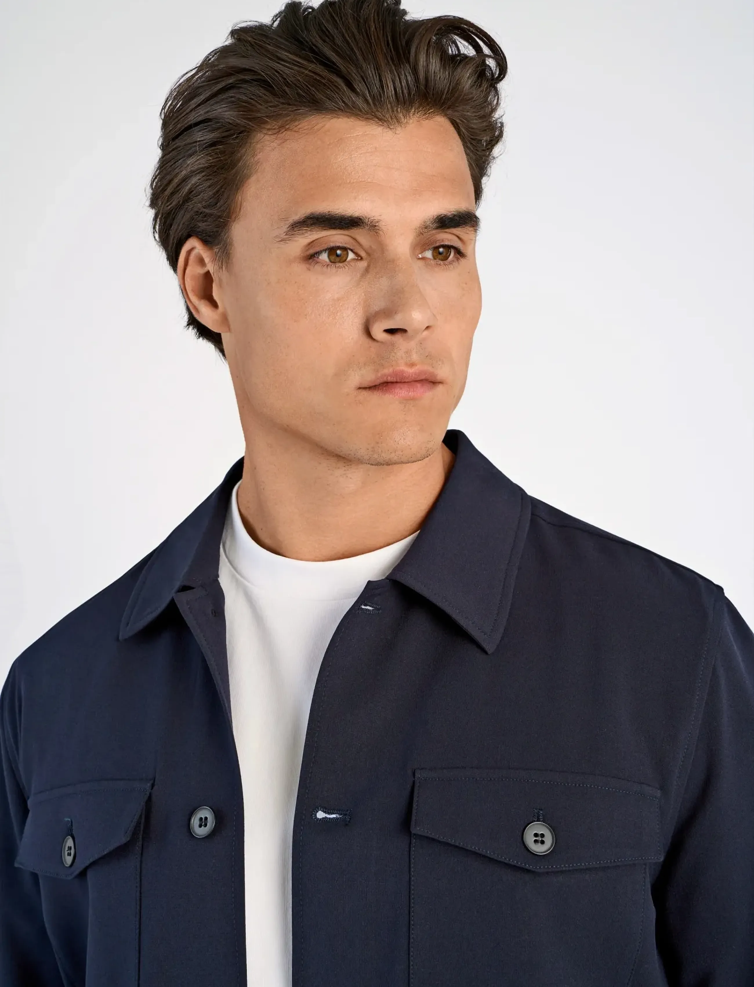 Lindbergh - Superflex overshirt - skjortejakker - navy - 5