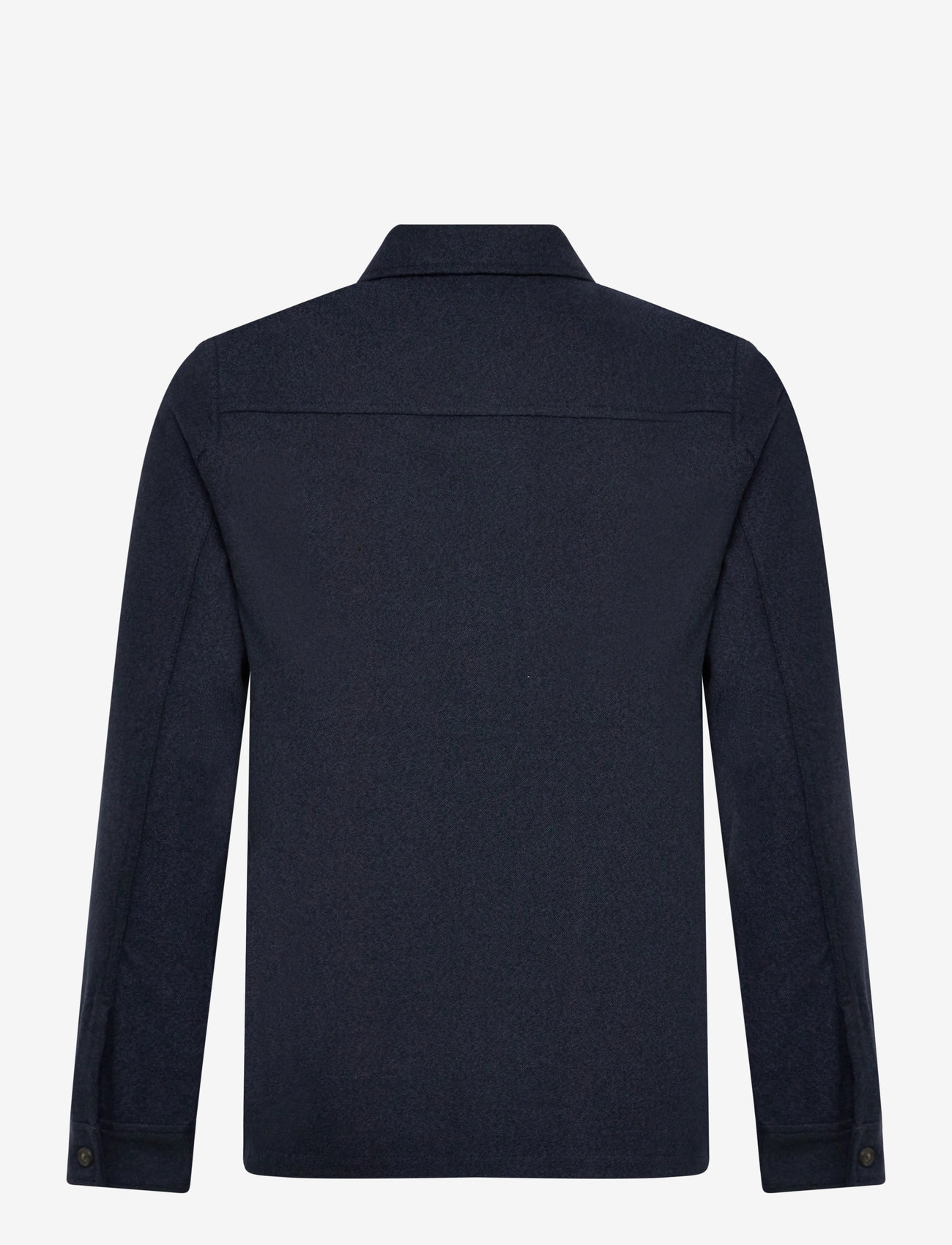 Lindbergh - Superflex brushed melange overshirt - kollektionen - navy mel - 1