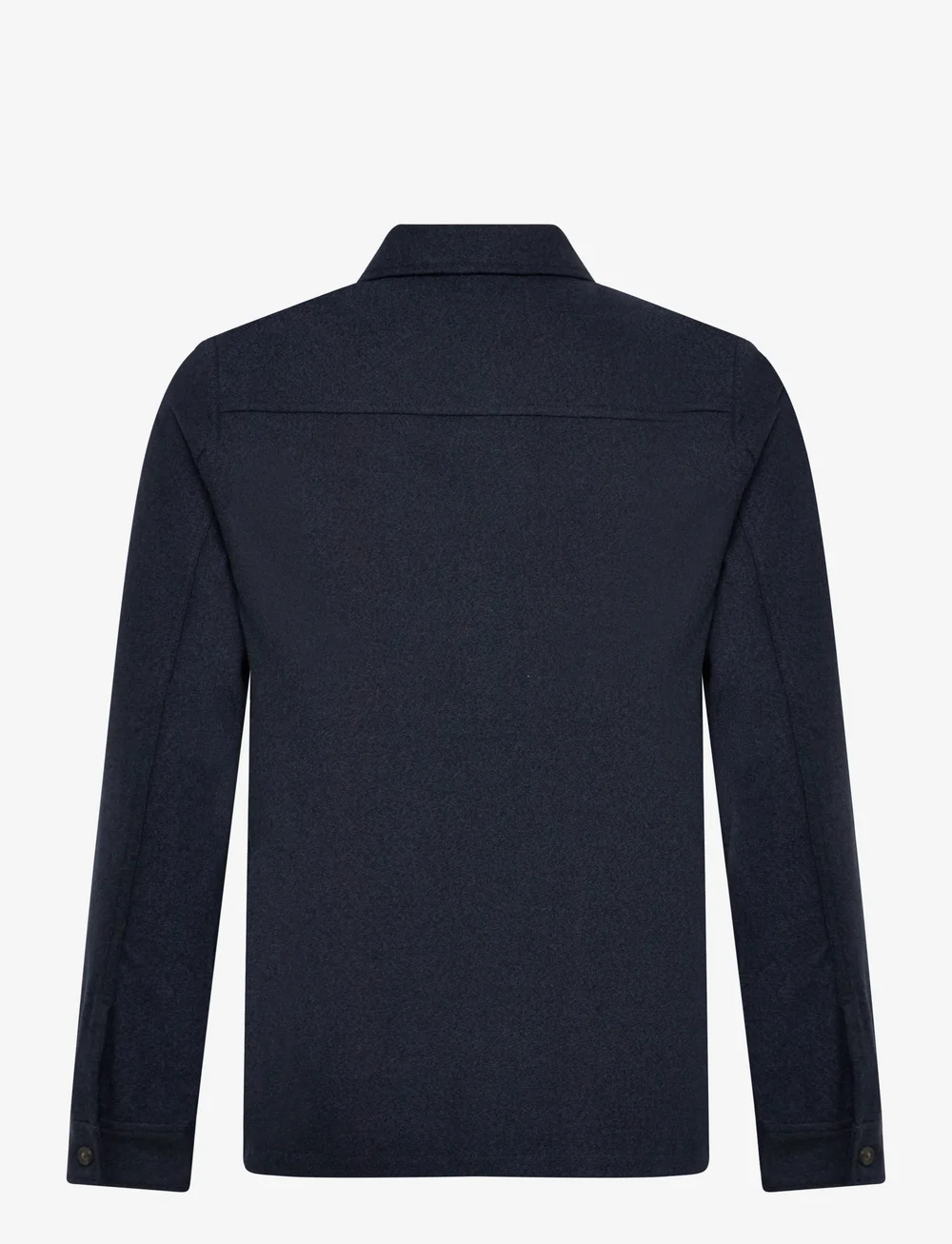 Lindbergh - Superflex brushed melange overshirt - collections - navy mel - 1