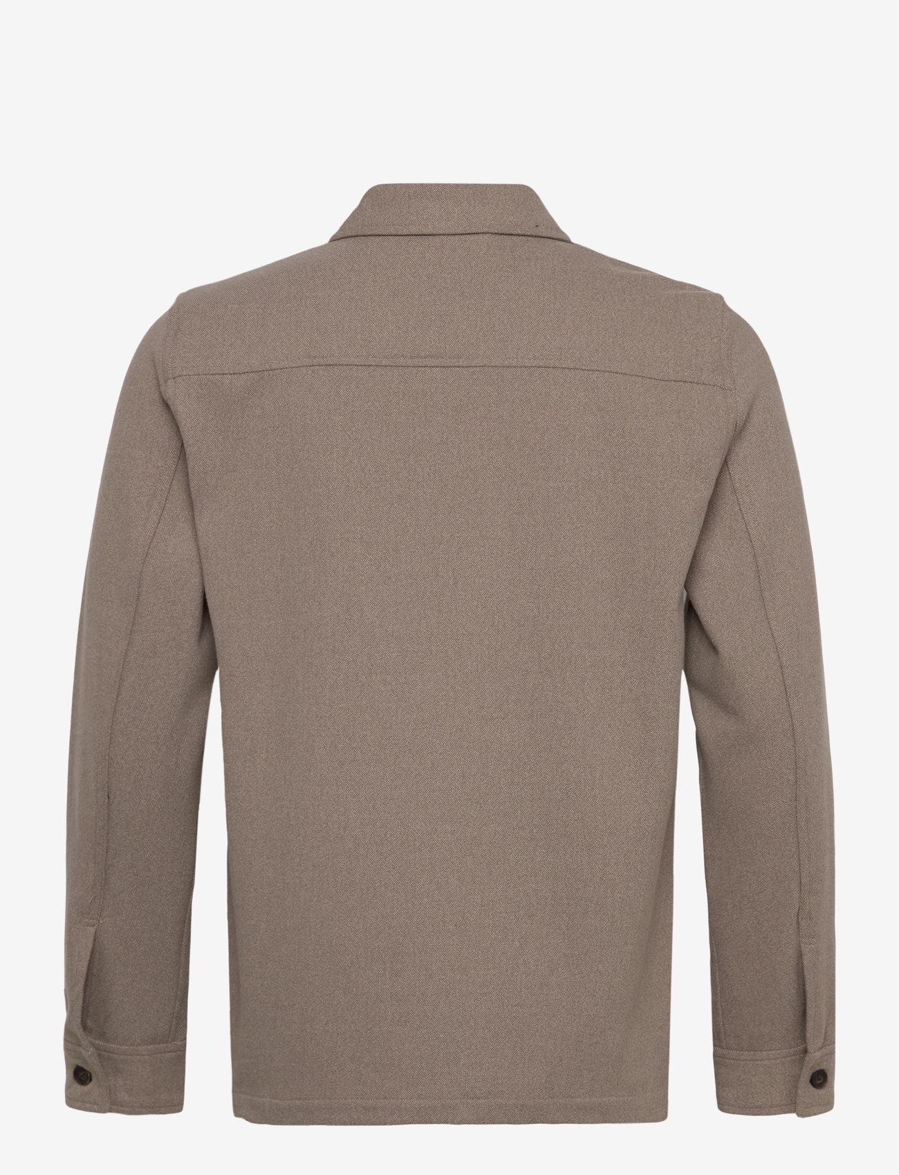 Lindbergh - Superflex brushed melange overshirt - kollektionen - stone mel - 2