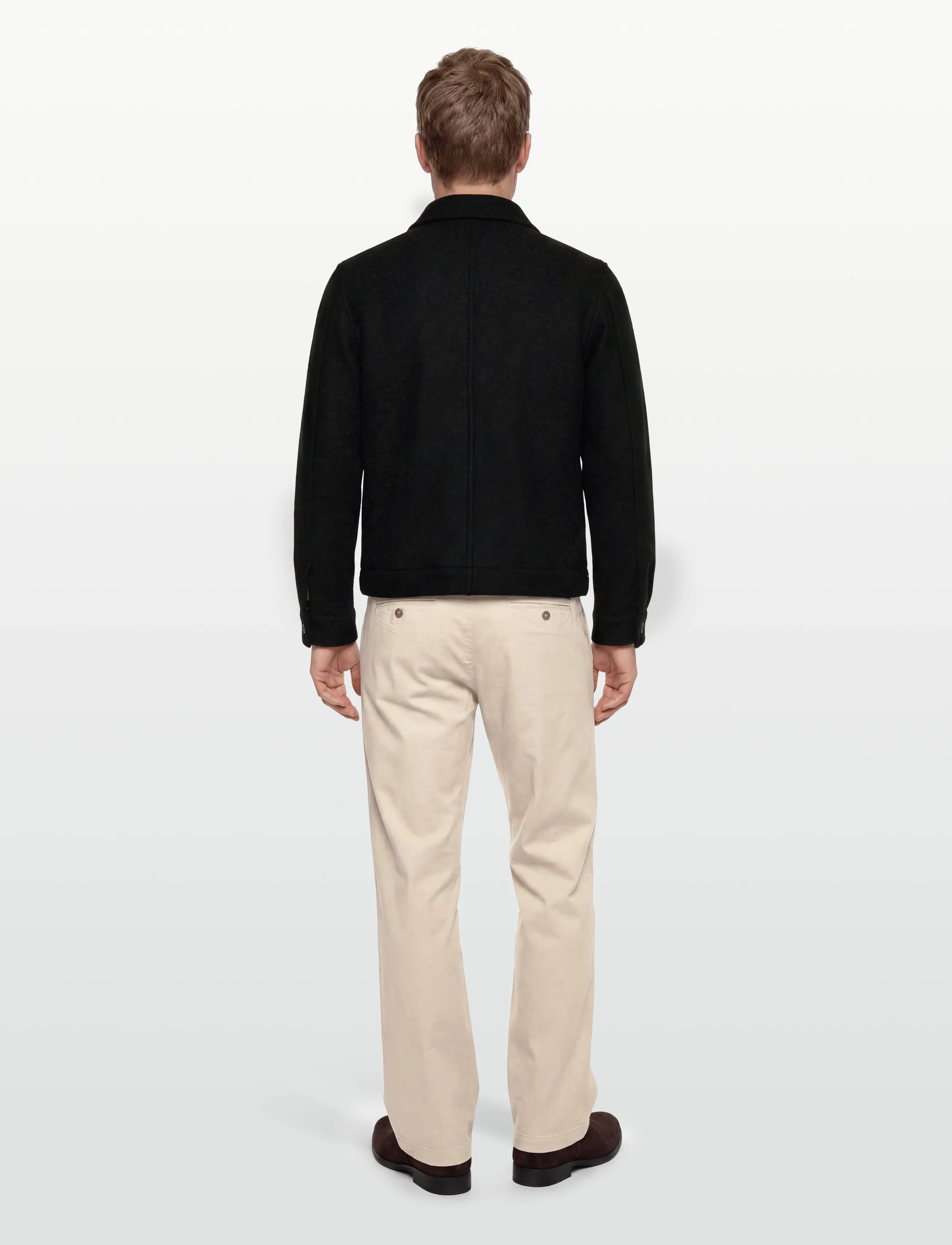 Wool Blend Zip Through Overshirt 3