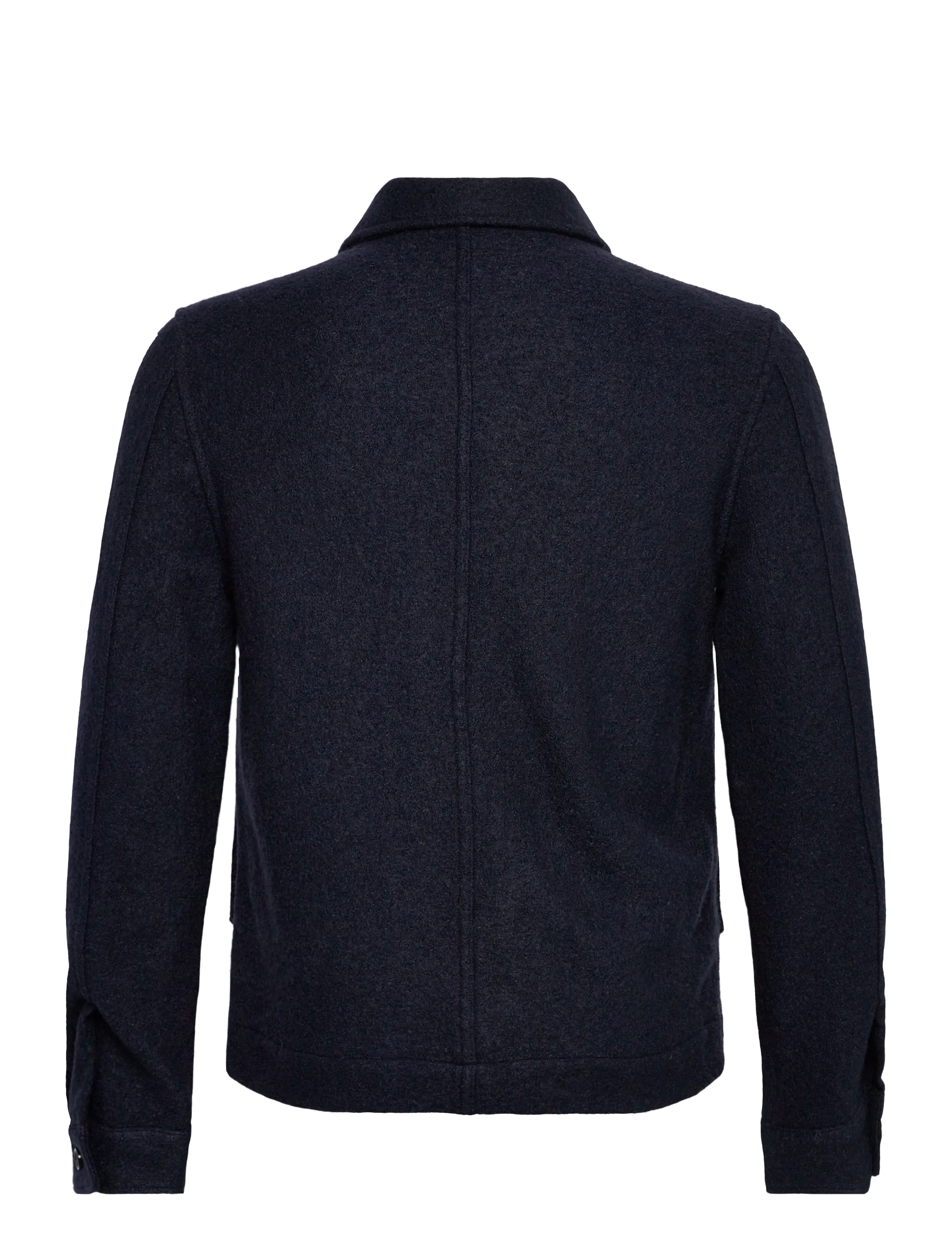 Lindbergh - Wool blend zip through overshirt - pavasara jakas - navy - 1