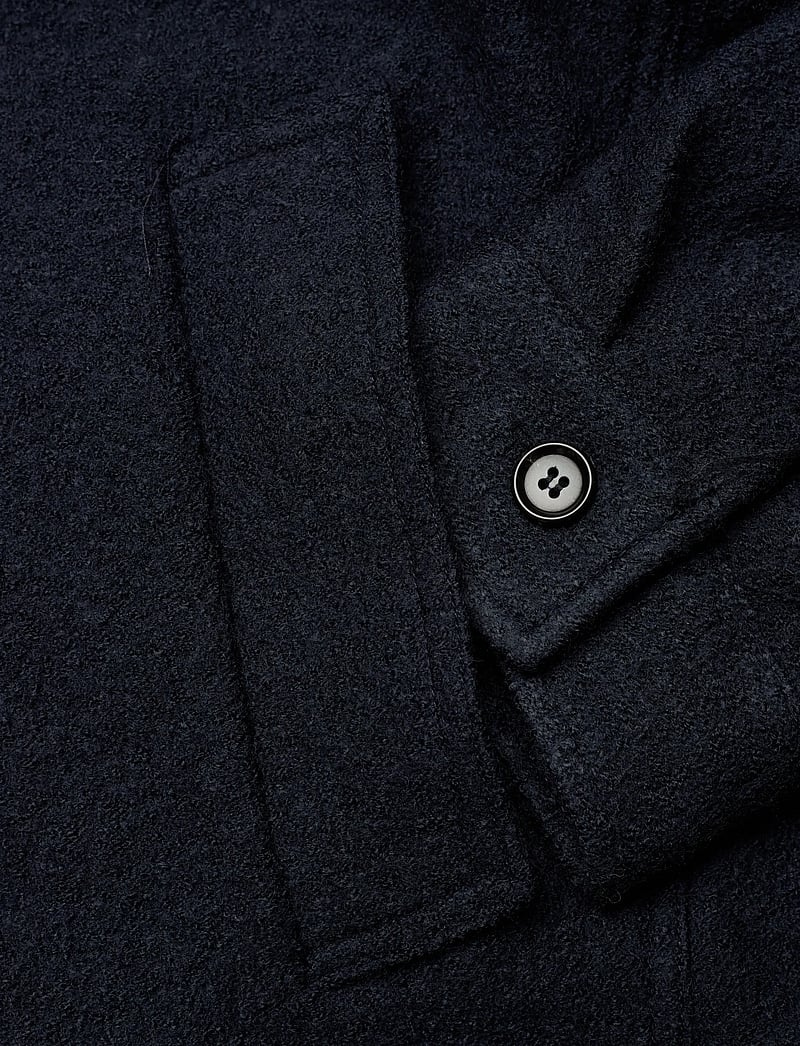 Lindbergh - Wool blend zip through overshirt - herbstjacken - navy - 3