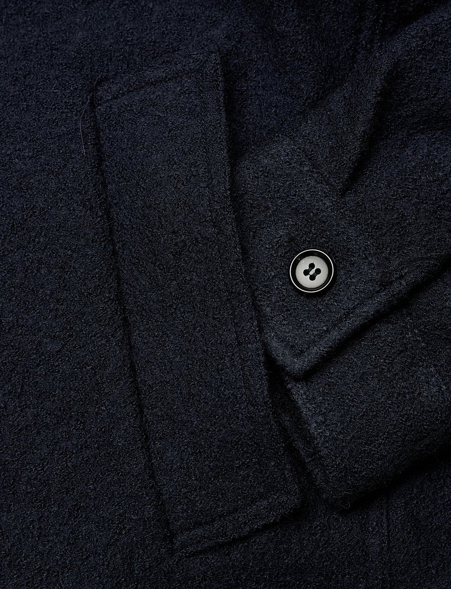Lindbergh - Wool blend zip through overshirt - pavasara jakas - navy - 3