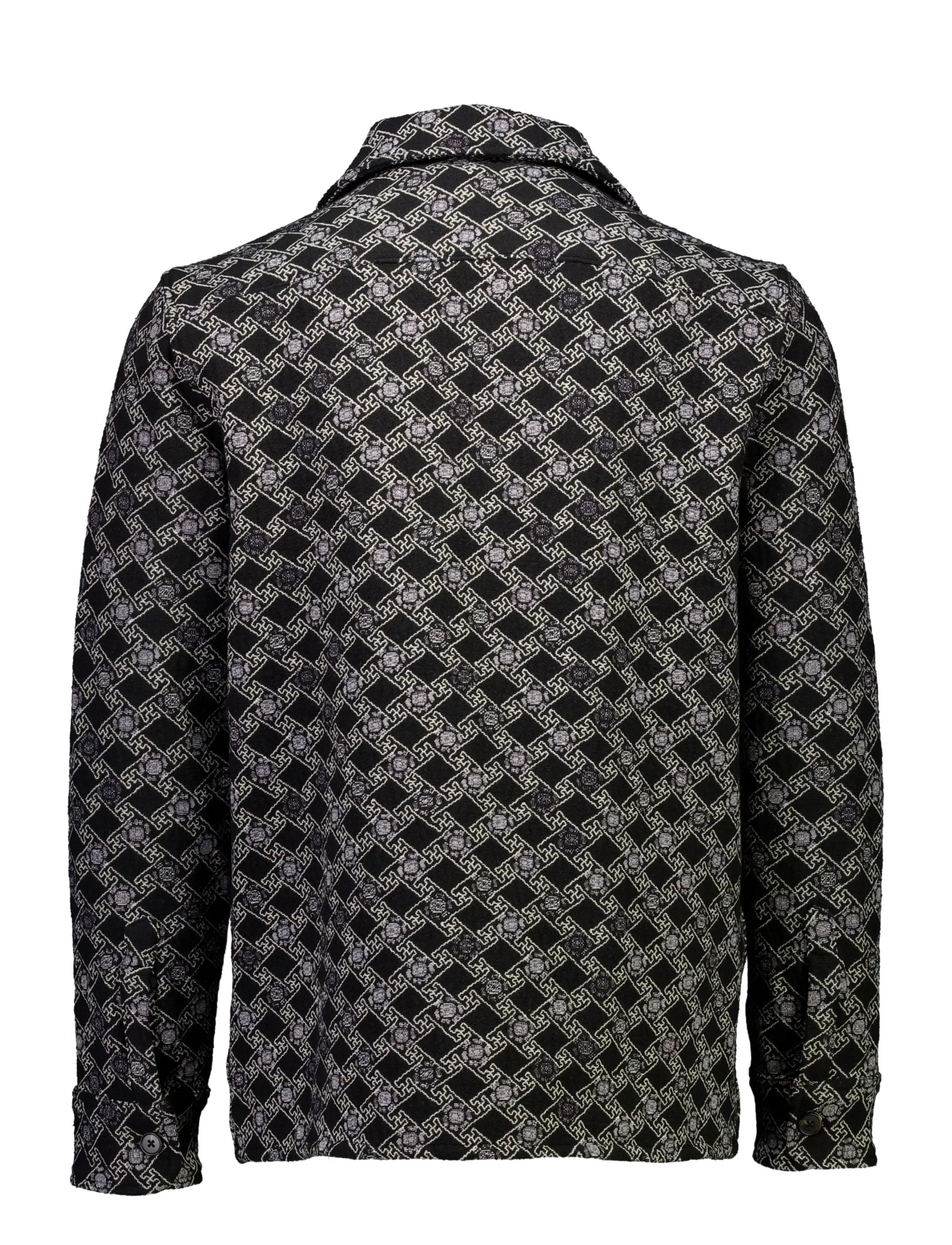 Lindbergh - Jacquard overshirt - black - 2