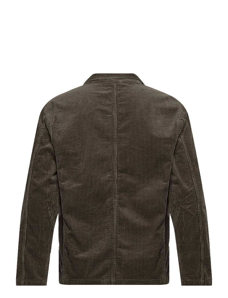 Lindbergh - Seersucker corduroy casual blazer - einreiher - dusty army - 2