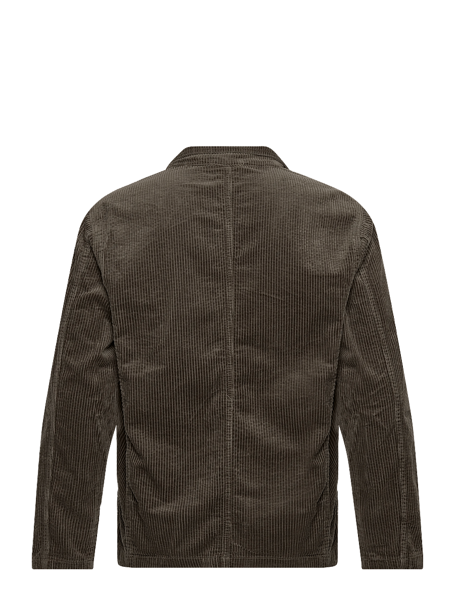 Lindbergh - Seersucker corduroy casual blazer - blazers à boutonnage simple - dusty army - 2
