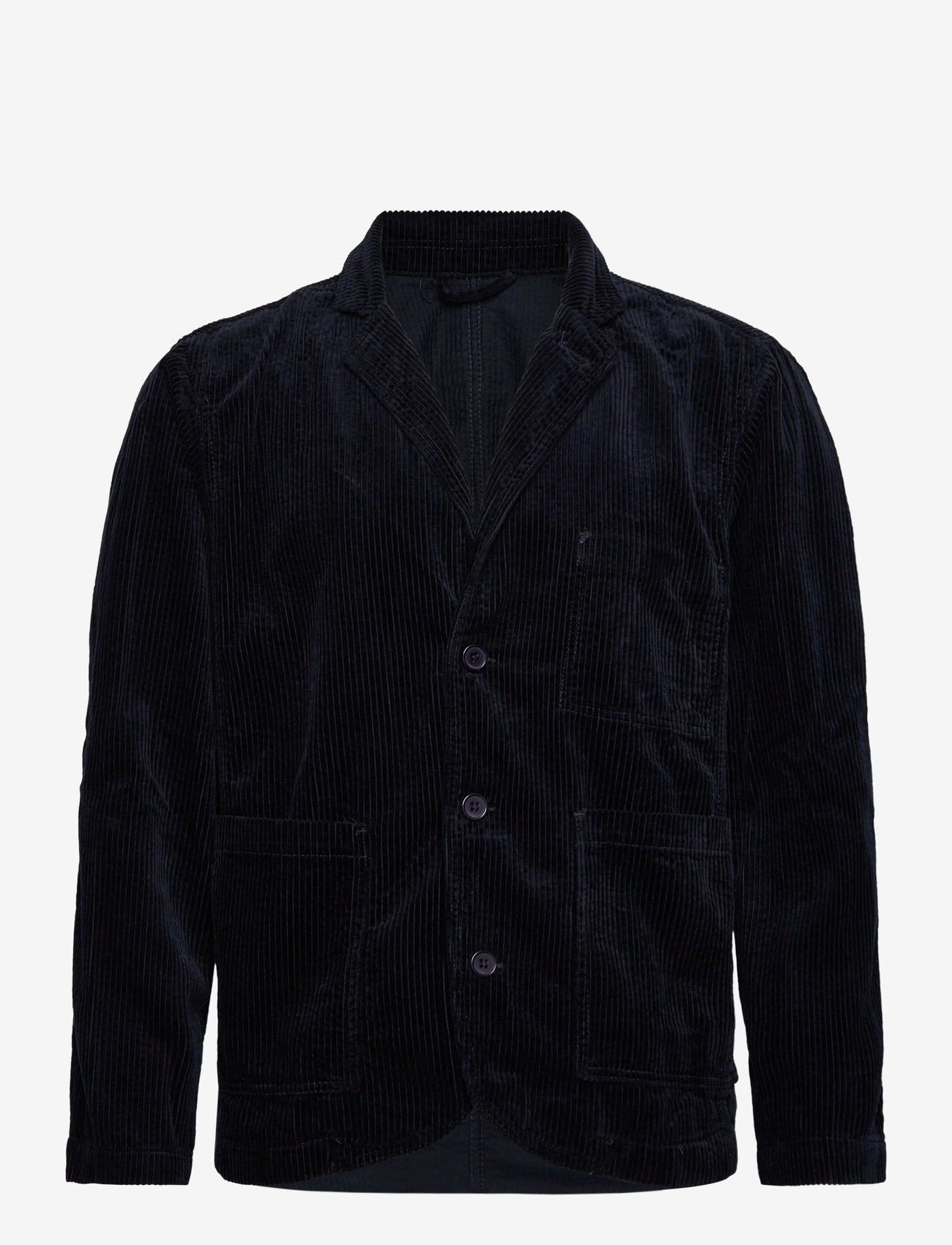 Lindbergh - Seersucker corduroy casual blazer - Ühe rinnatisega pintsakud - navy - 1