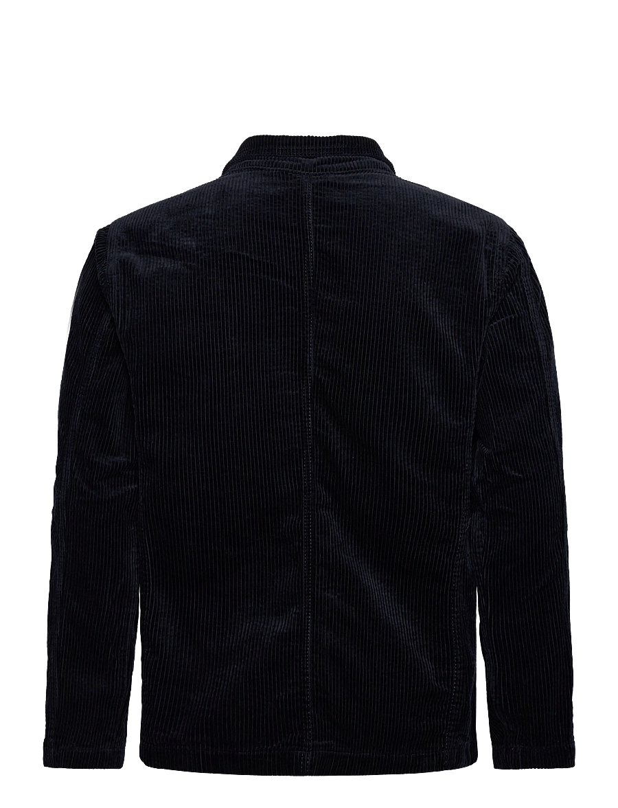 Lindbergh - Seersucker corduroy casual blazer - blazers à boutonnage simple - navy - 2