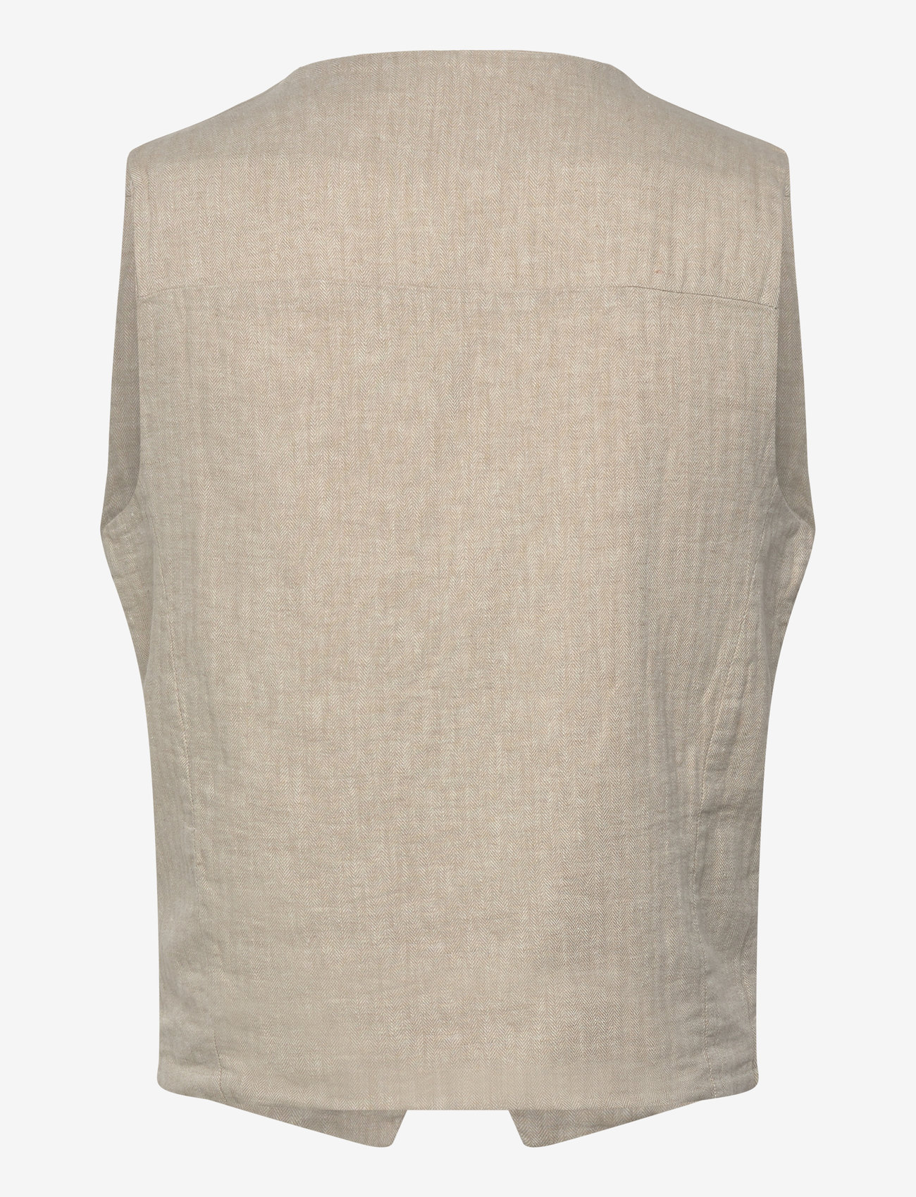 Lindbergh - Cotton linen waistcoat - Ülikonnavestid - lt stone - 2