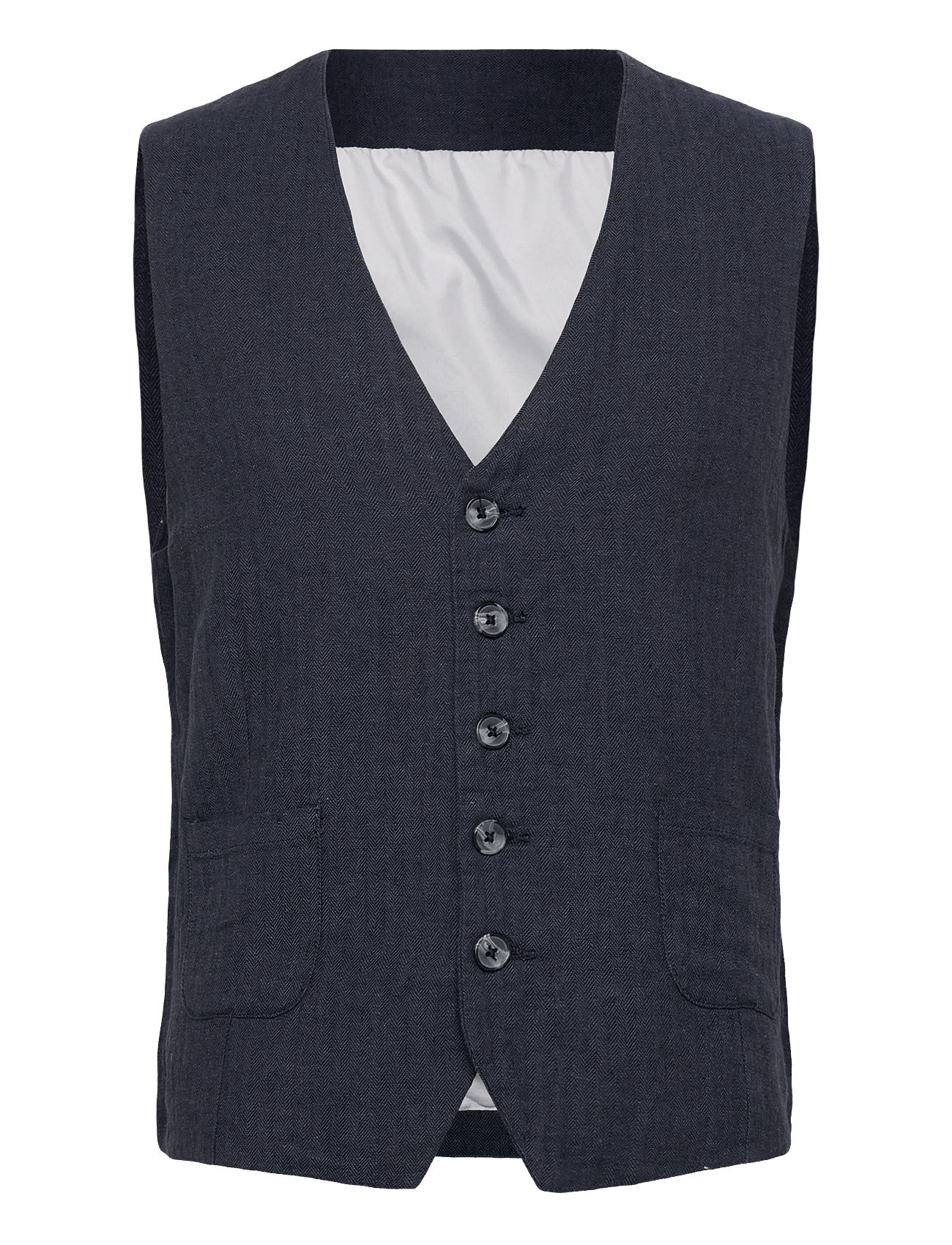Lindbergh - Cotton Linen Waistcoat -